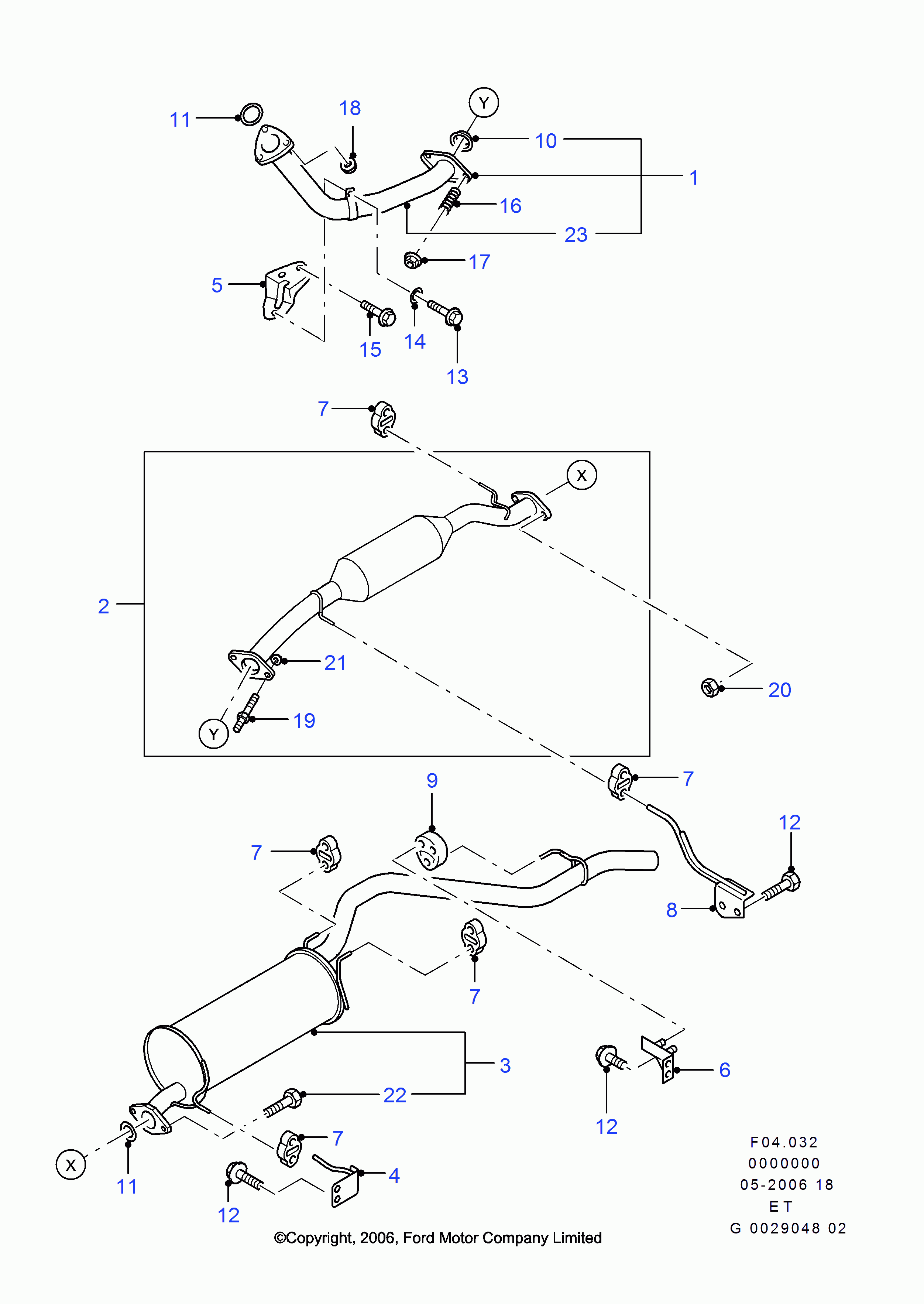 FORD 1456061 - Kronšteins, Trokšņa slāpētājs autodraugiem.lv