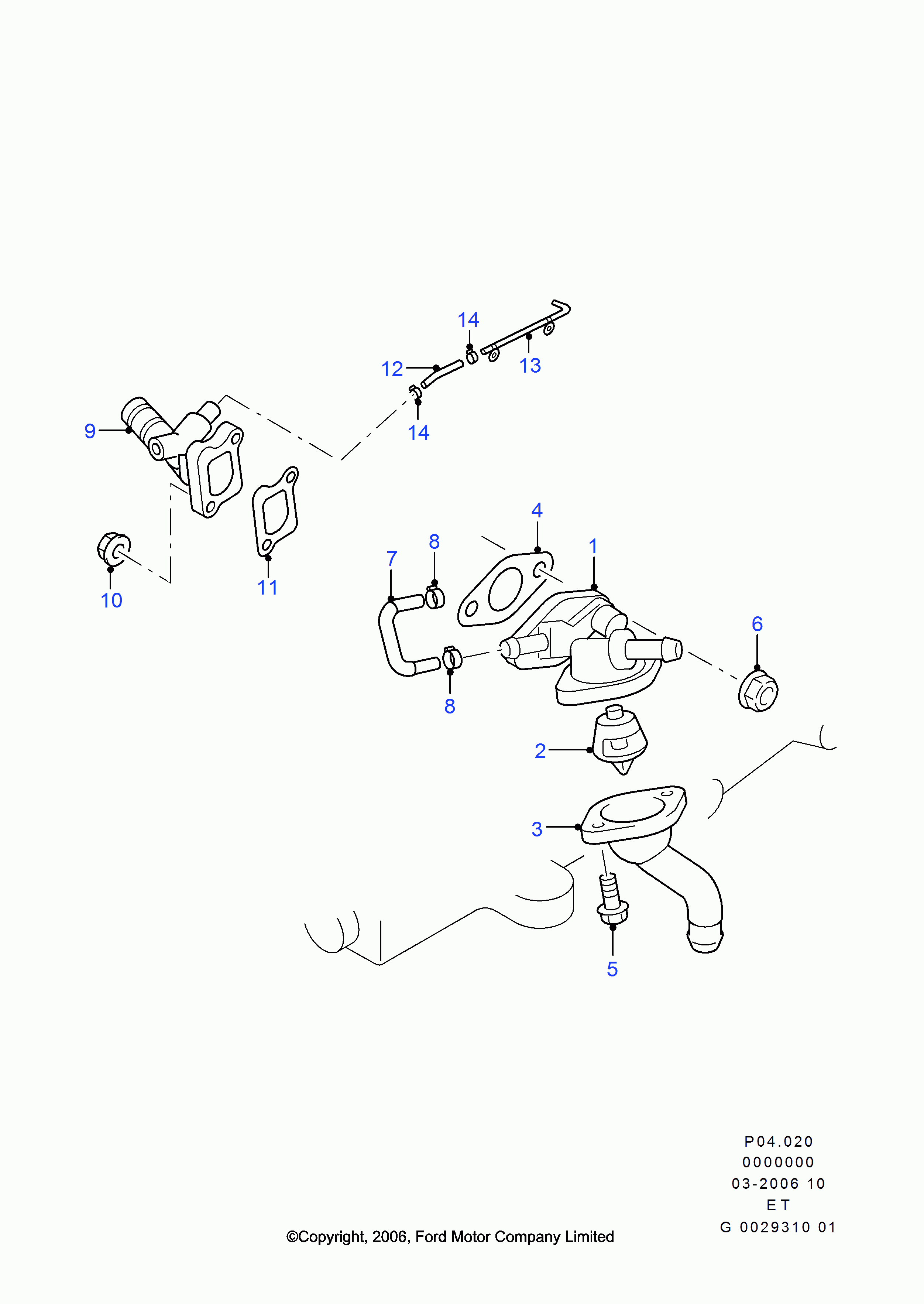 FORD ASIA / OCEANIA 4188498 - Termostats, Dzesēšanas šķidrums autodraugiem.lv