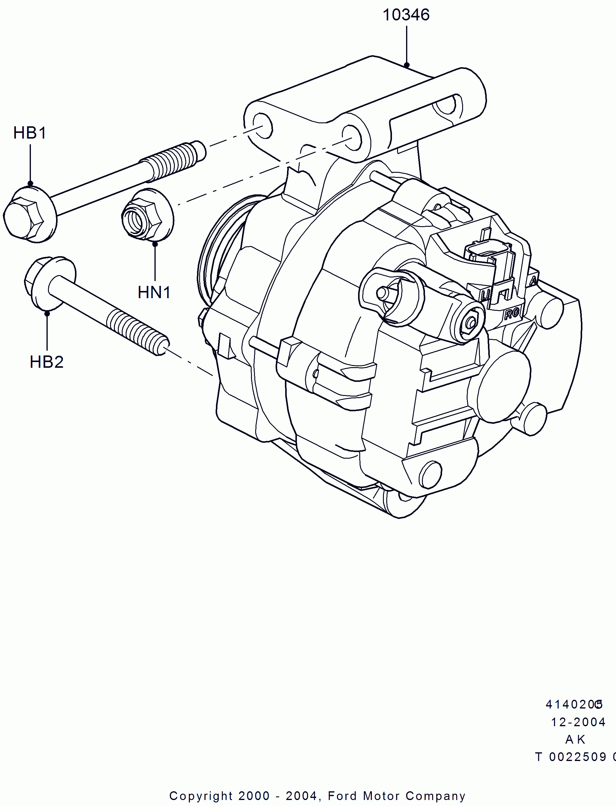 FORD 1406100 - Ģenerators autodraugiem.lv