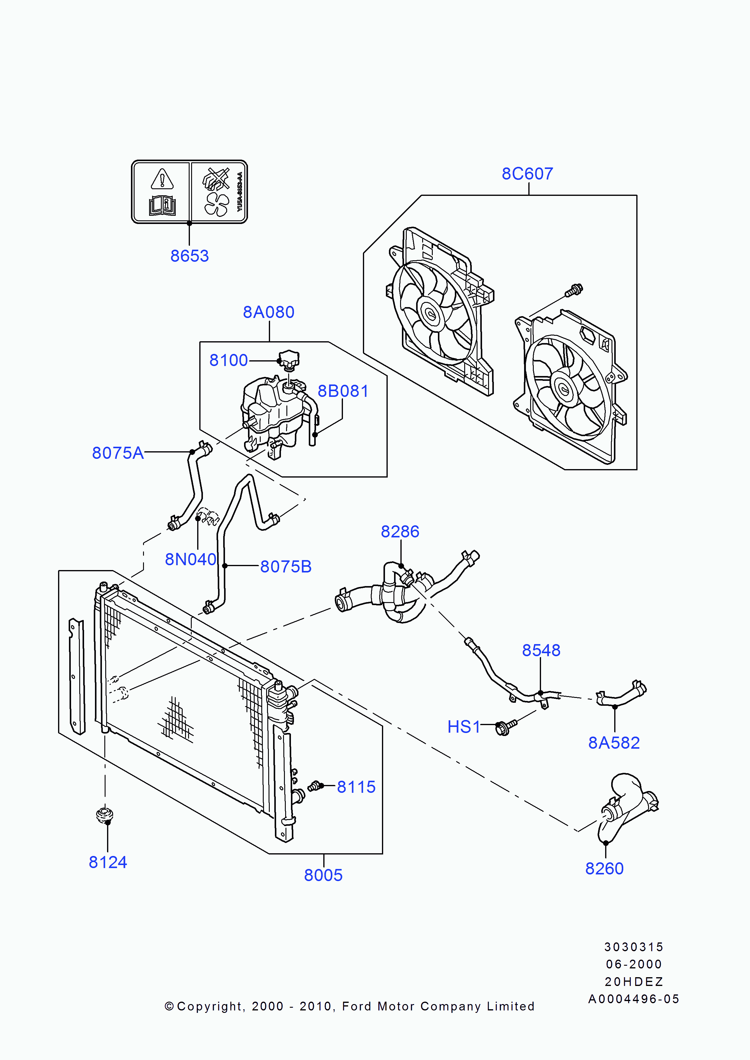 FORD USA 4524759 - Radiators, Motora dzesēšanas sistēma autodraugiem.lv