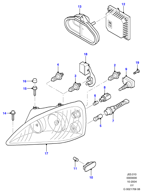 FORD 1125197 - Pagrieziena signāla lukturis autodraugiem.lv