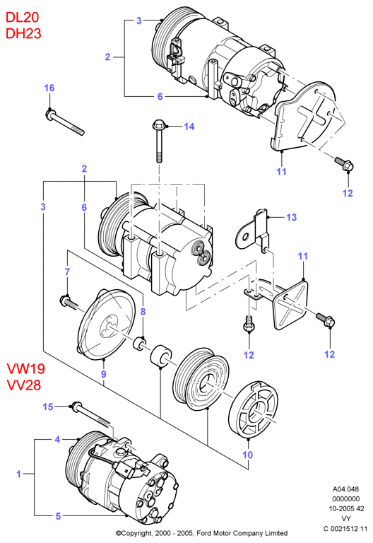 VW 1458685 - Kompresors, Gaisa kond. sistēma autodraugiem.lv
