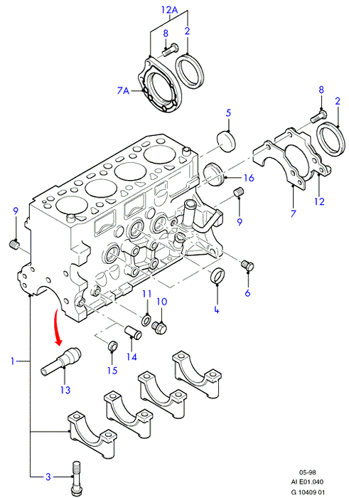 FORD 1 641 893 - Vārpstas blīvgredzens, Kloķvārpsta autodraugiem.lv