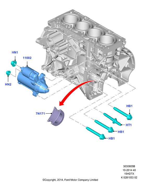 FORD 1787954 - Starteris autodraugiem.lv