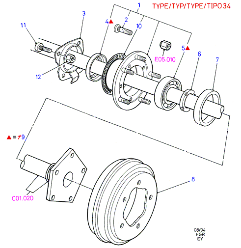 FORD 6765406 - Riteņa rumbas gultņa komplekts autodraugiem.lv