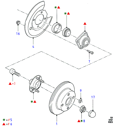 FORD 6186923 - Virzītājčaulu komplekts, Bremžu suports autodraugiem.lv