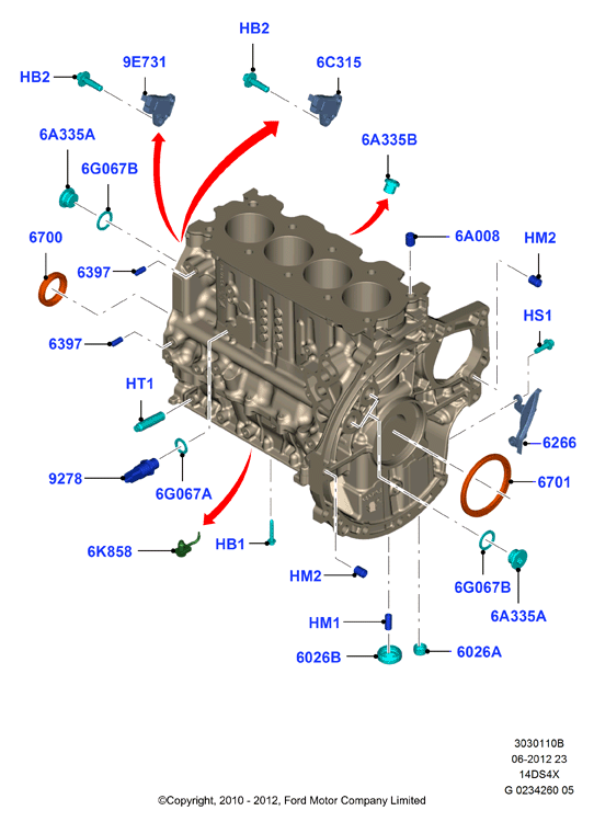 FORD 1 142 359 - Vārpstas blīvgredzens, Kloķvārpsta autodraugiem.lv