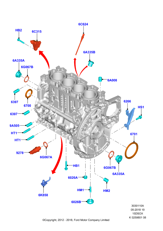 FORD 1866359 - Impulsu devējs, Kloķvārpsta autodraugiem.lv