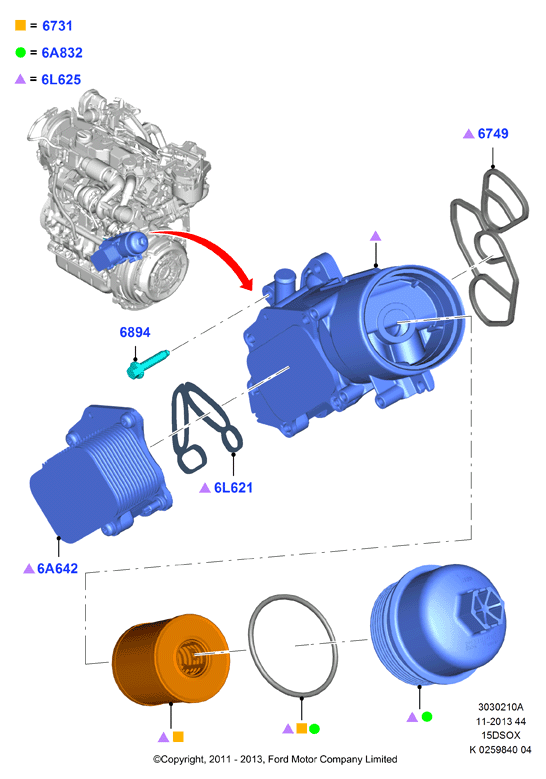 Mini 1685820 - Eļļas radiators, Motoreļļa autodraugiem.lv