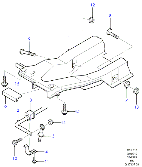 FORD 1054209 - Stiepnis / Atsaite, Stabilizators autodraugiem.lv