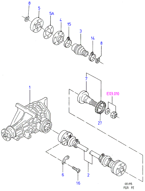 FORD 7189409 - Šarnīrs, Garenvārpsta autodraugiem.lv