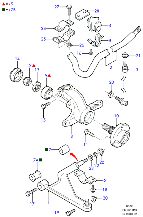 FORD 7372344 - Piekare, Šķērssvira autodraugiem.lv