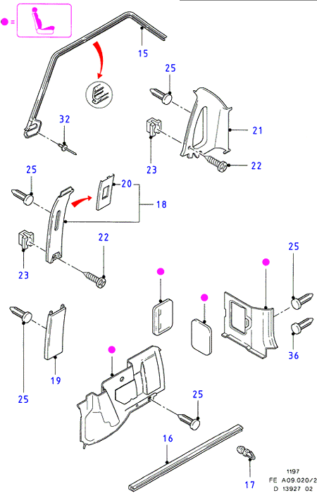 FORD 1051013 - Panel And Wheelhouse - Qtr - Inner, RH autodraugiem.lv