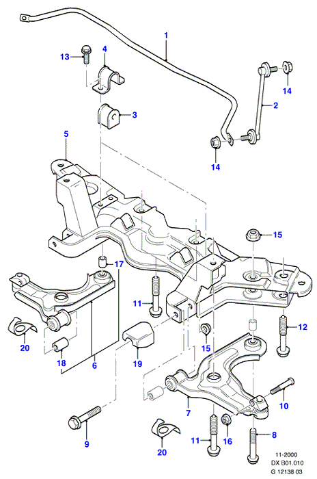 MAZDA 1 836 215 - Piekare, Šķērssvira autodraugiem.lv