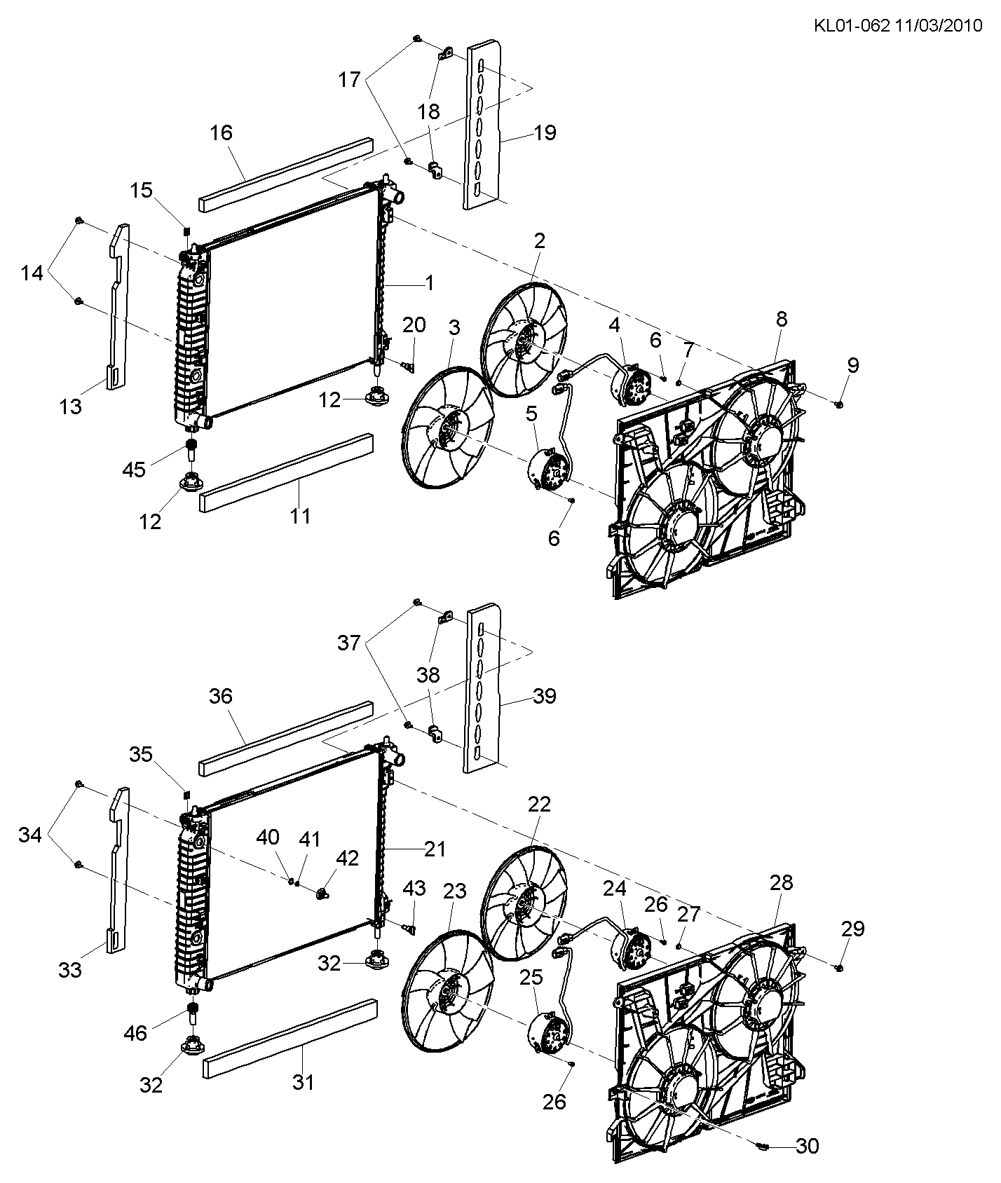 Vauxhall 20777042 - Radiators, Motora dzesēšanas sistēma autodraugiem.lv