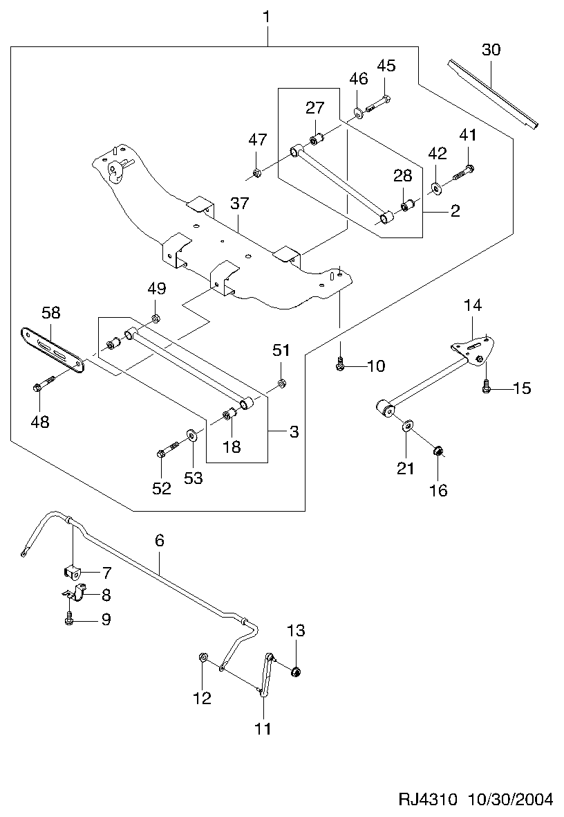 DAEWOO 96550057 - Neatkarīgās balstiekārtas svira, Riteņa piekare autodraugiem.lv