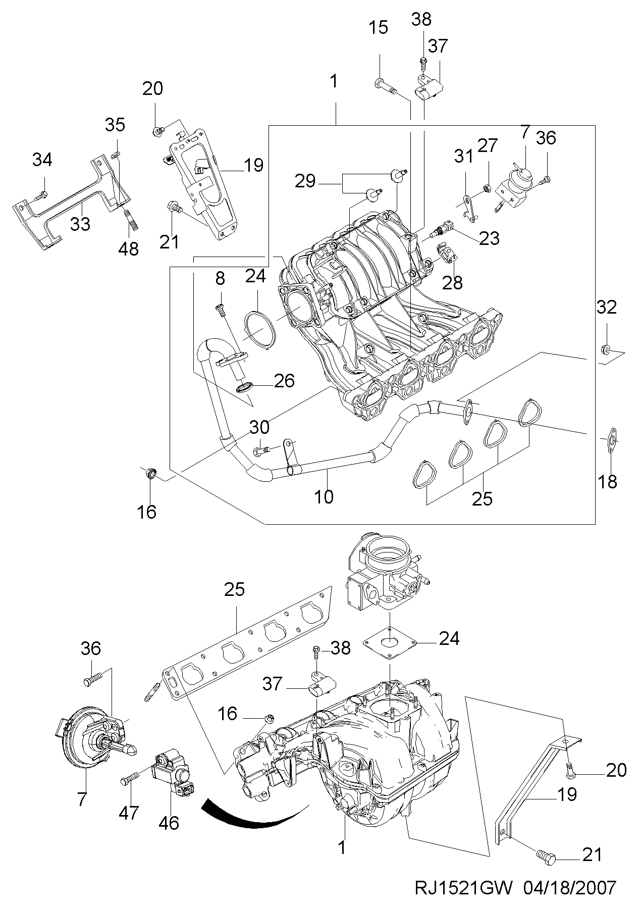 DAEWOO 96276354 - Devējs, Pūtes spiediens autodraugiem.lv