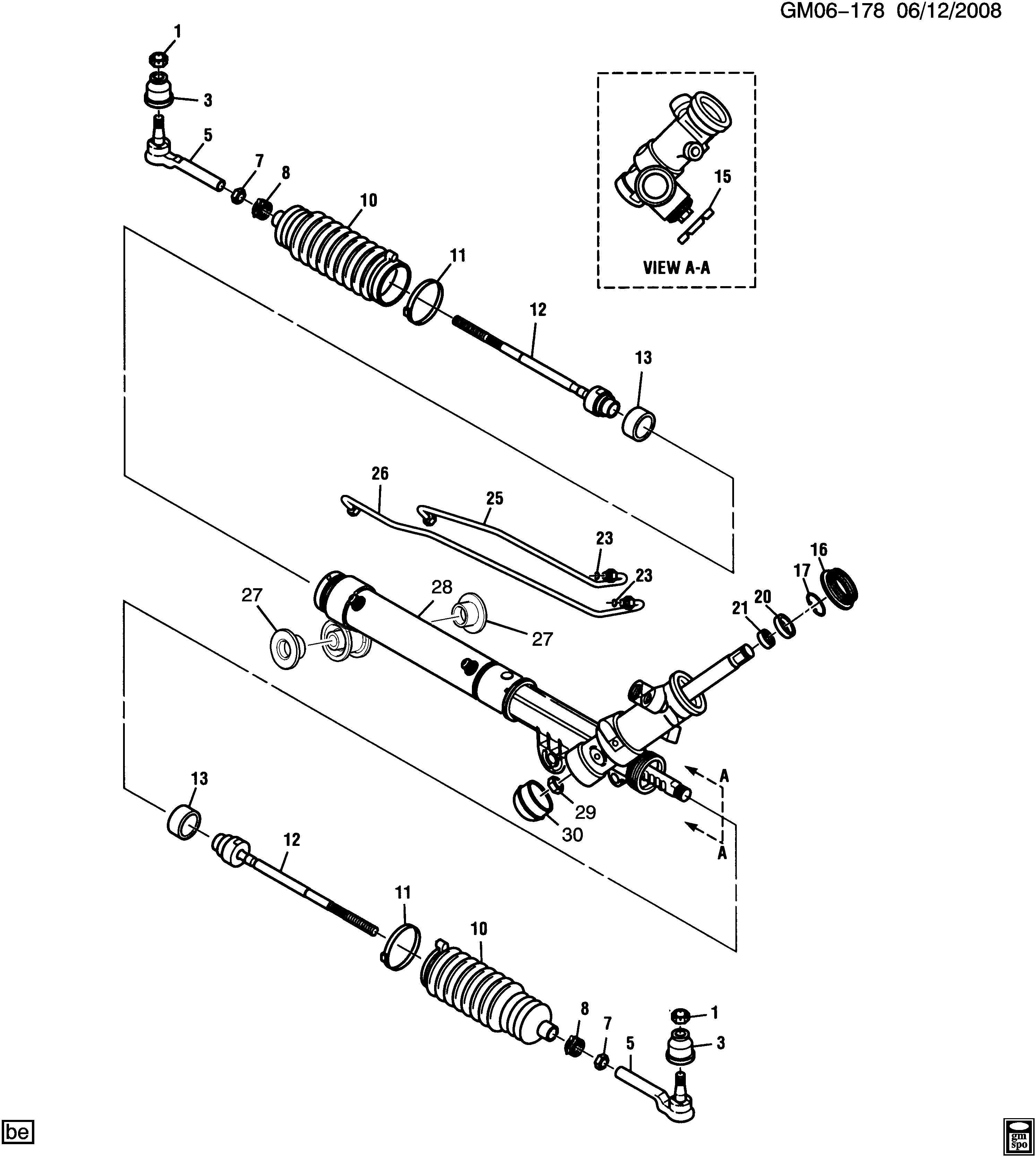 Opel 26086579 - Stūres šķērsstiepņa uzgalis autodraugiem.lv