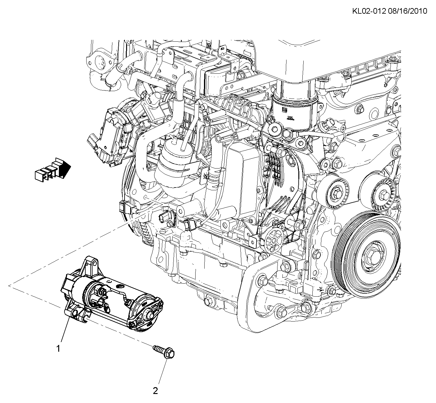 Vauxhall 25183761 - Starteris autodraugiem.lv