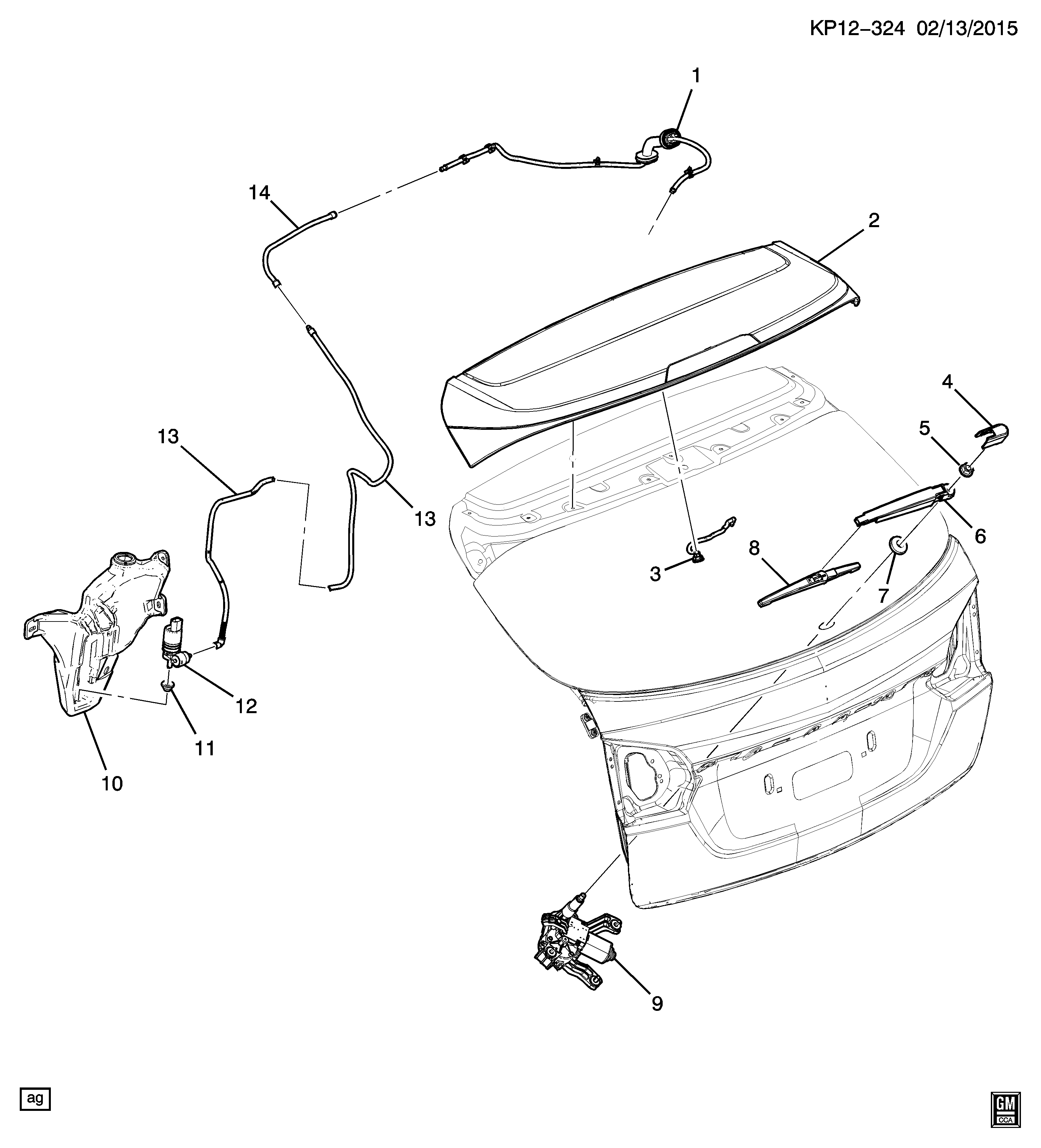 Opel 13250357 - Ūdenssūknis, Stiklu tīrīšanas sistēma autodraugiem.lv