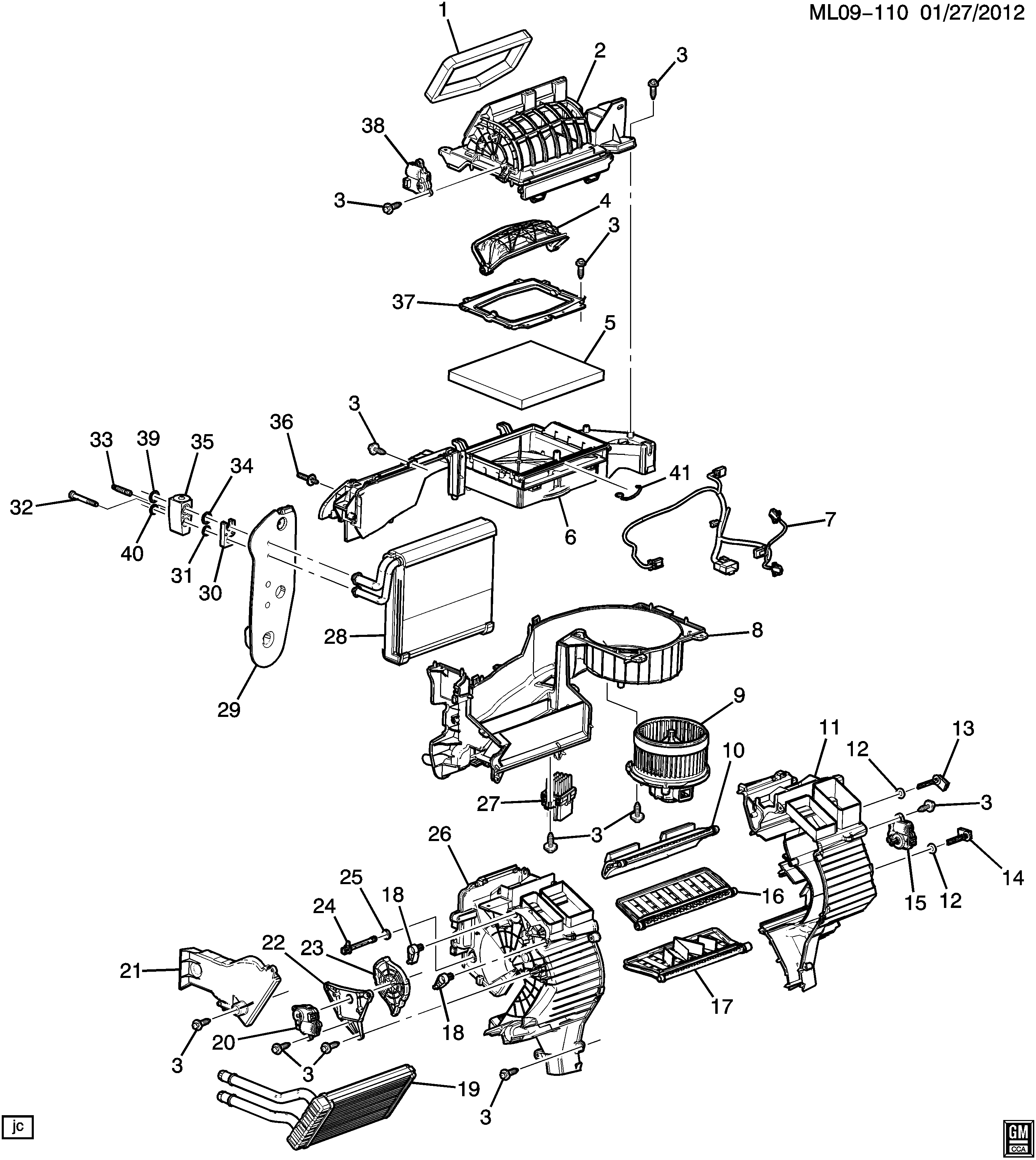 GMC 20901295 - Filtrs, Salona telpas gaiss autodraugiem.lv