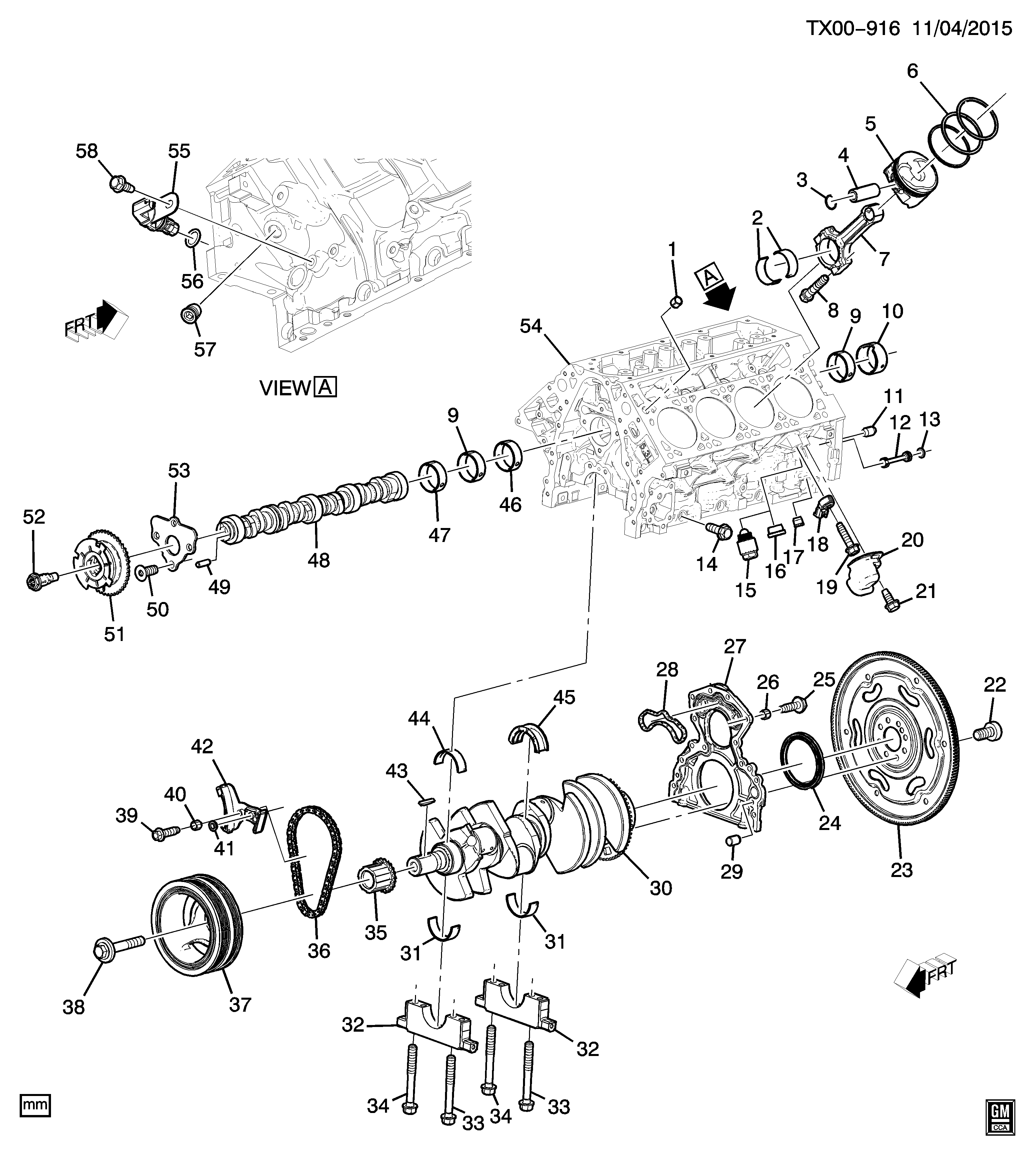 GMC 12665076 - Vārpstas blīvgredzens, Kloķvārpsta autodraugiem.lv