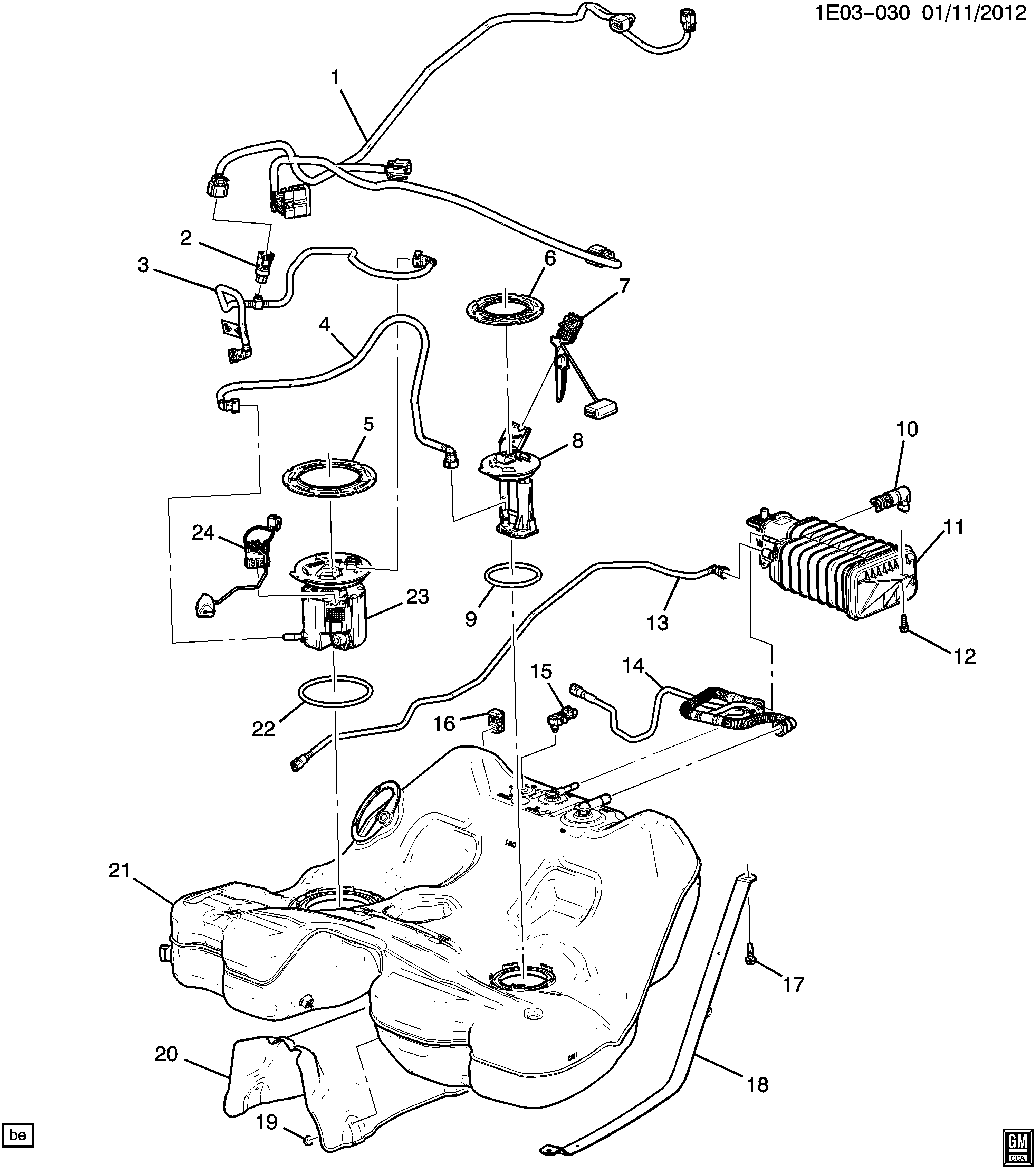 Opel 13516496 - Devējs, Degvielas padeves spiediens autodraugiem.lv