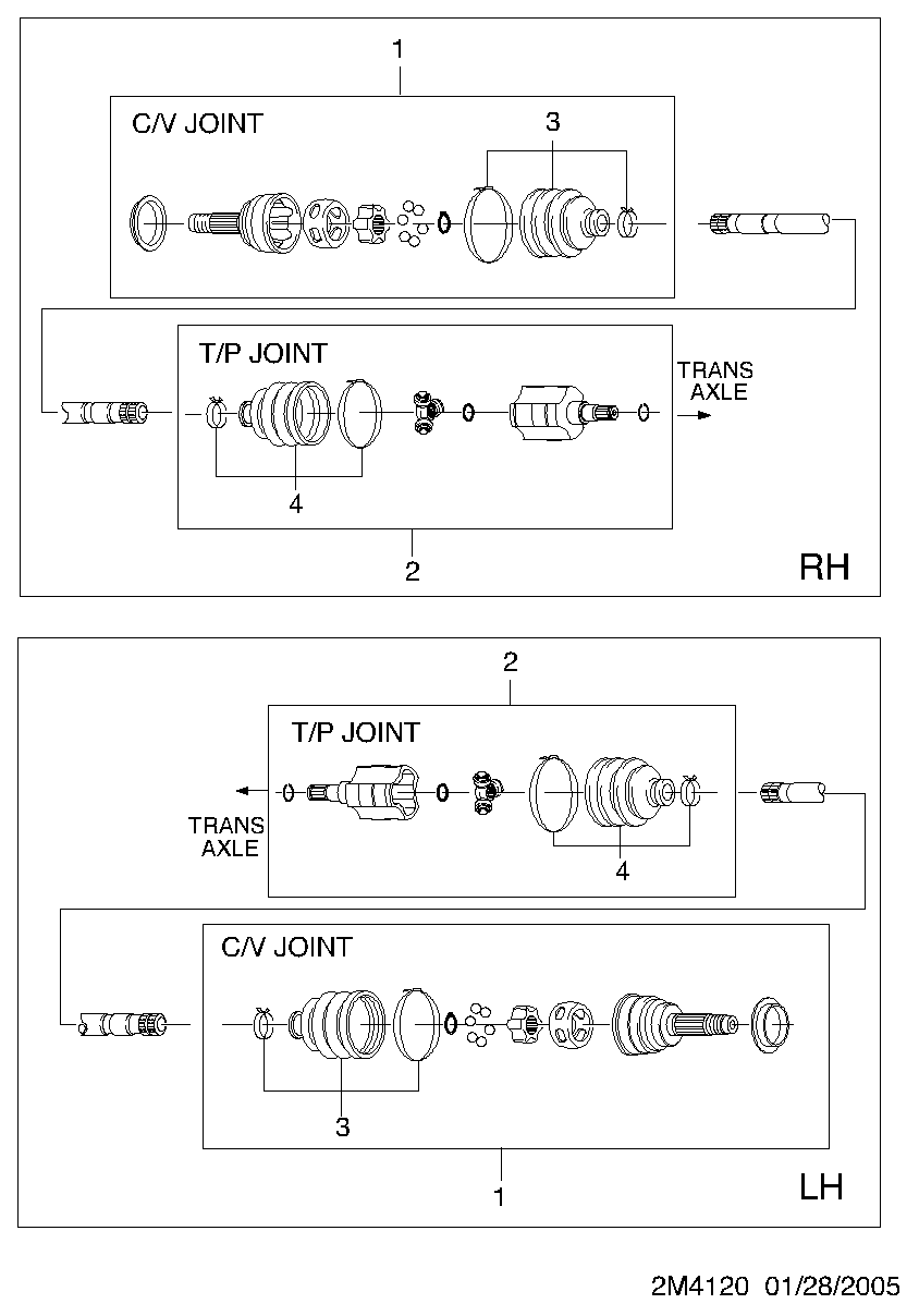 Chevrolet 96396138 - Putekļusargs, Piedziņas vārpsta autodraugiem.lv