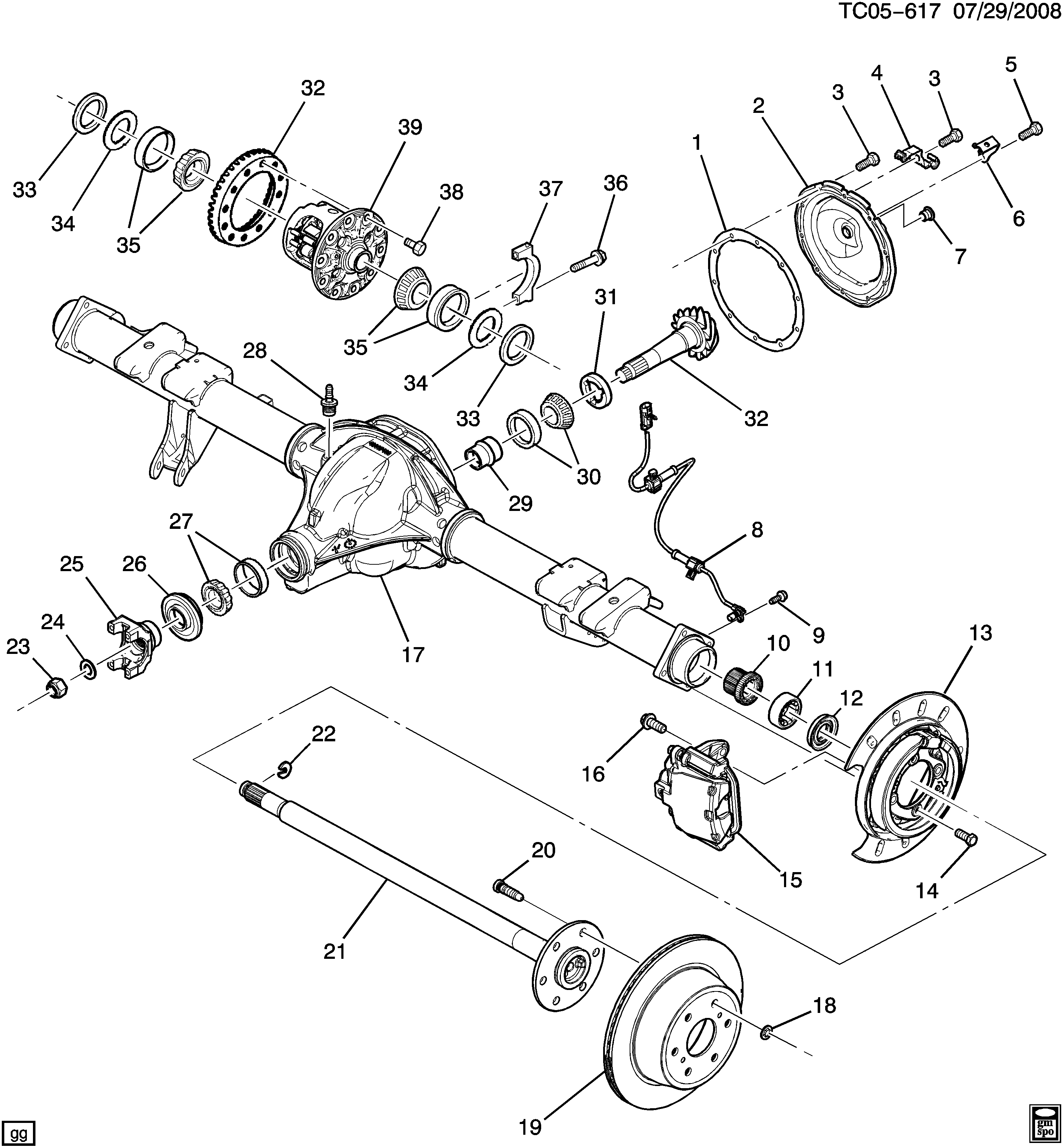 GMC 20938121 - Devējs, Riteņu griešanās ātrums autodraugiem.lv