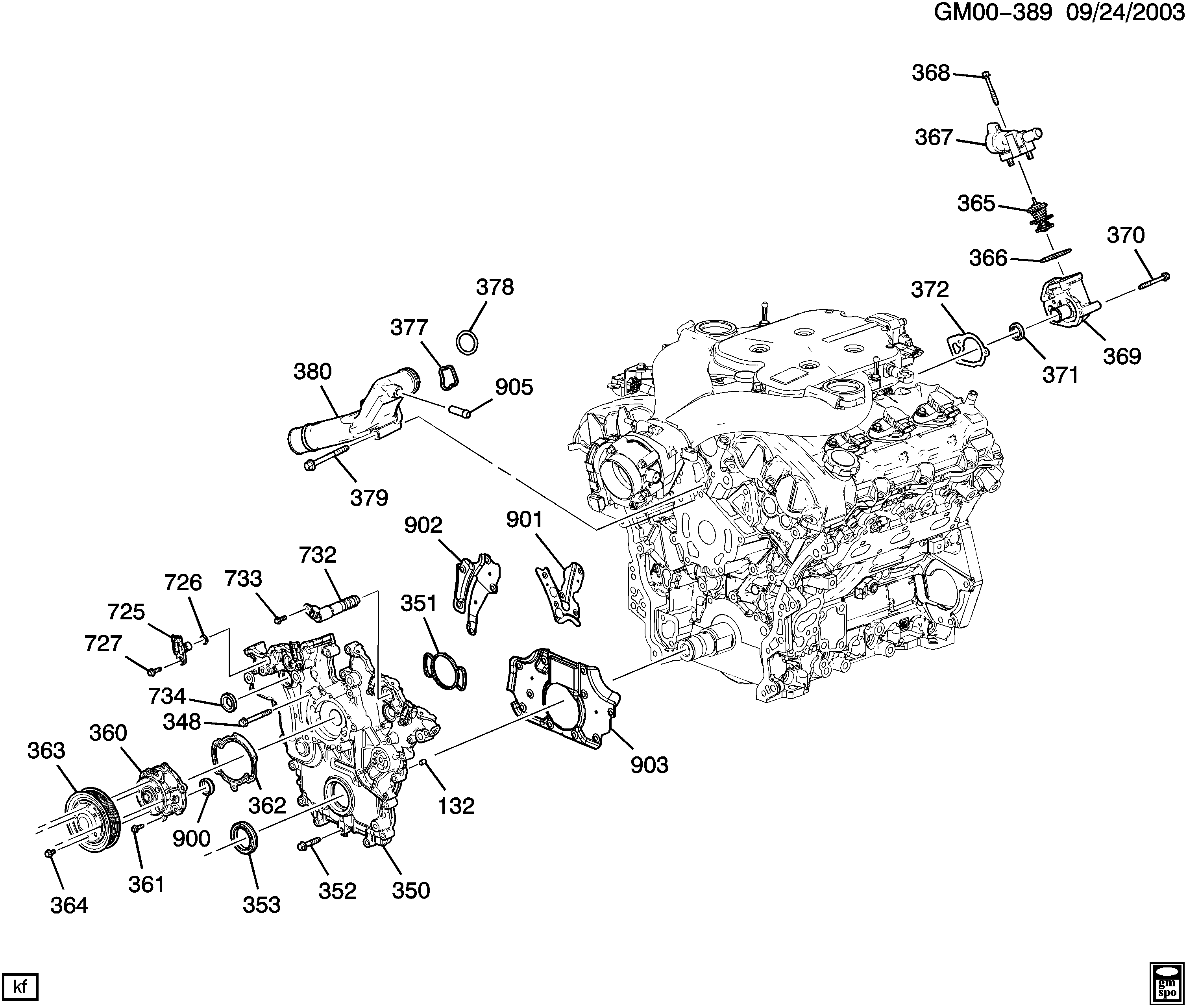 GMC 12566429 - Gasket autodraugiem.lv