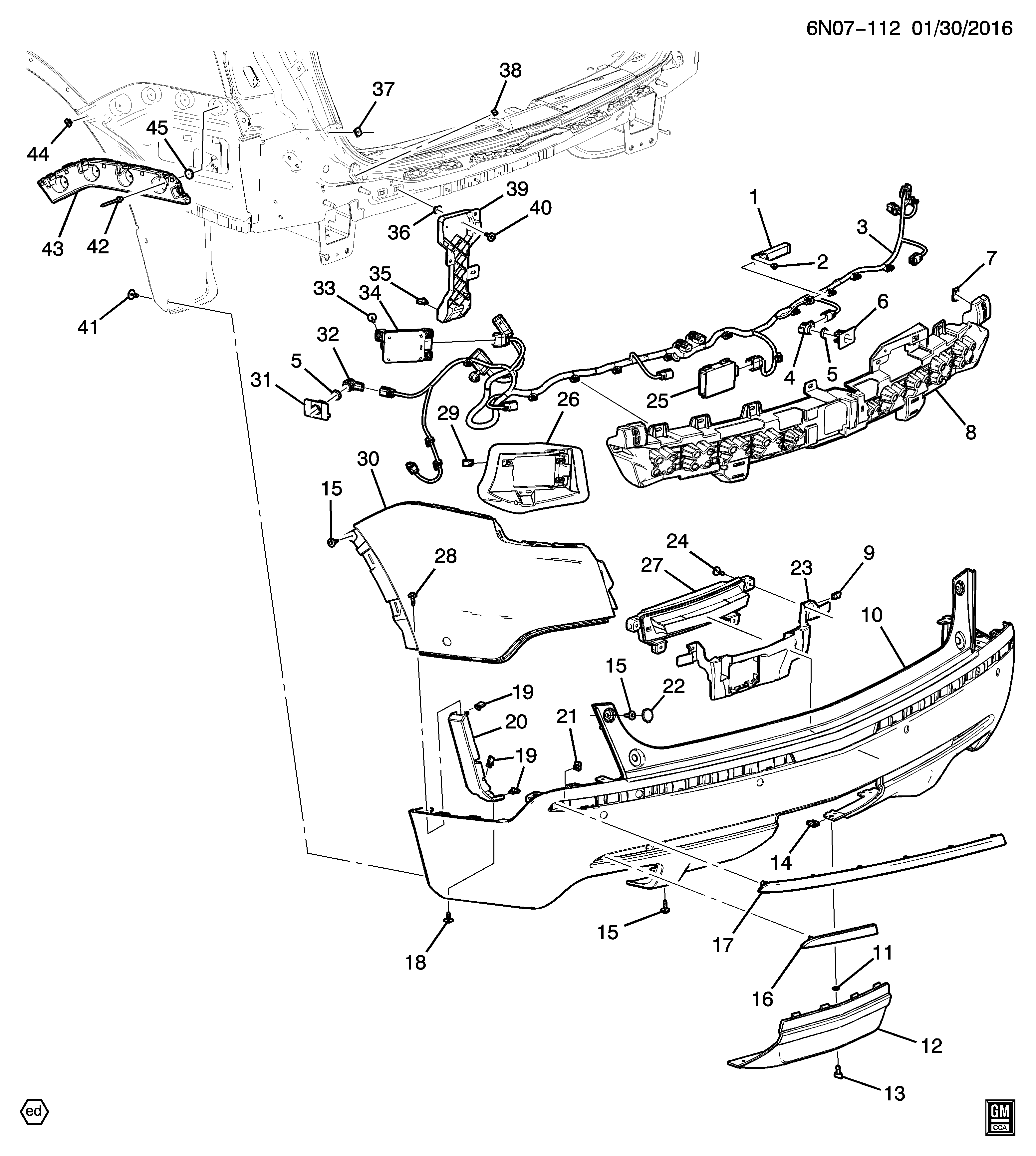 GMC 23428268 - Devējs, Parkošanās palīgsistēma autodraugiem.lv