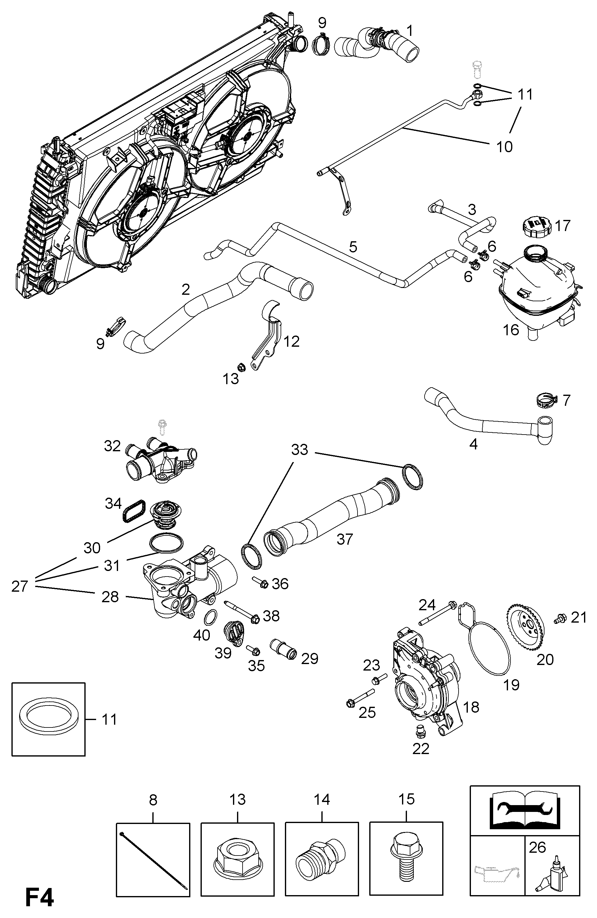 Opel 13 38 008 - Termostats, Dzesēšanas šķidrums autodraugiem.lv