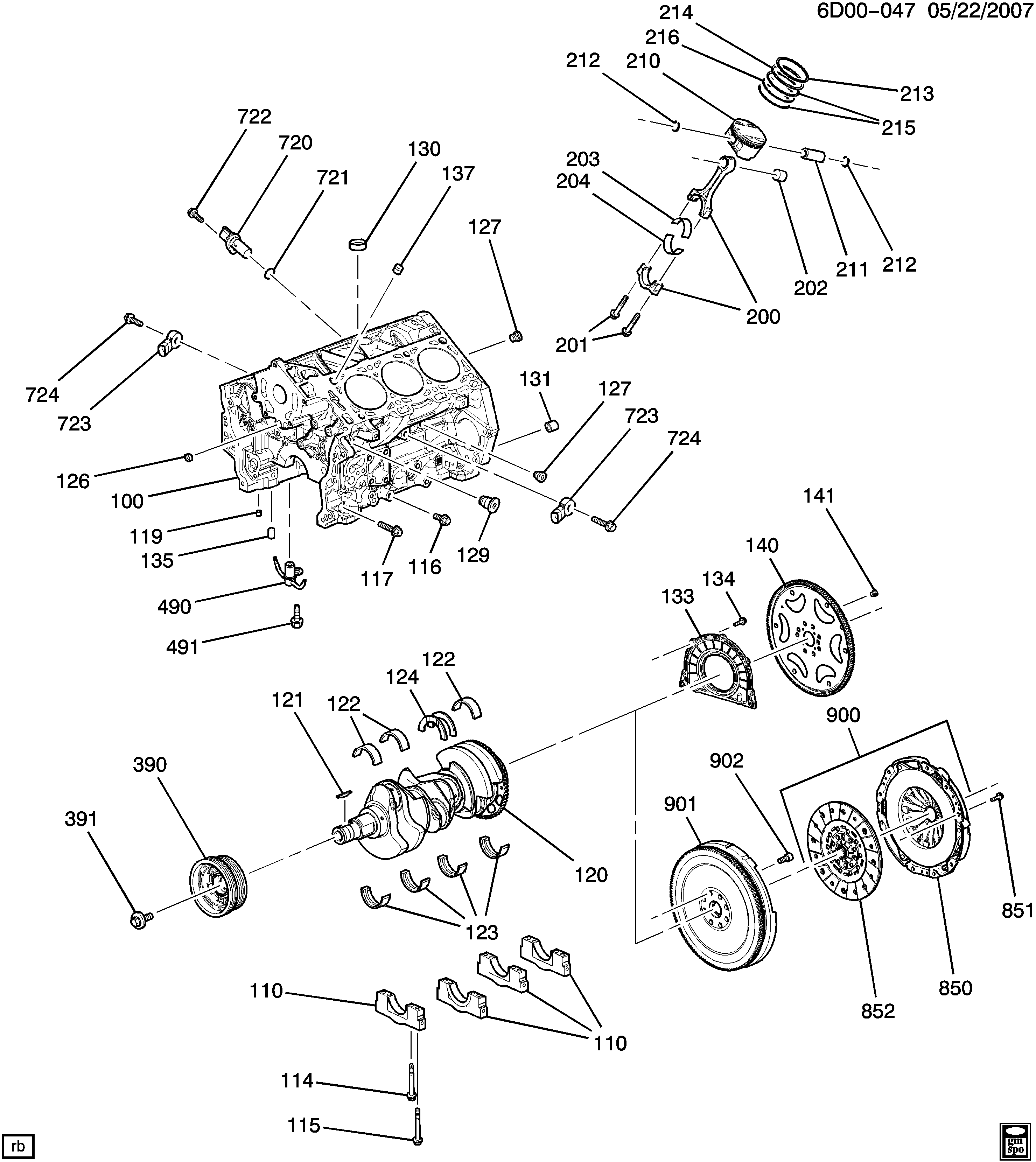 Cadillac 12674685 - Piedziņas skriemelis, Kloķvārpsta autodraugiem.lv