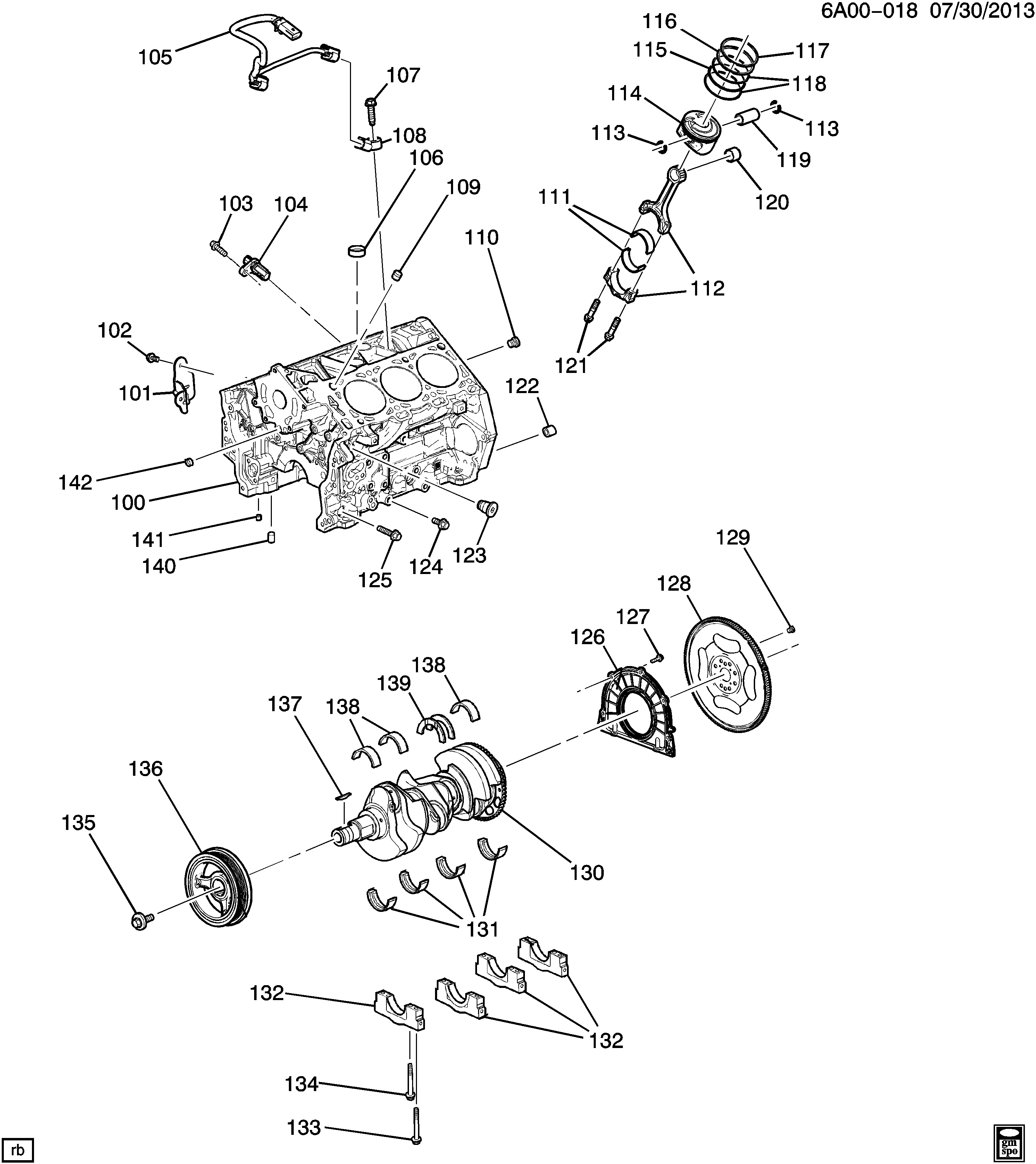 Chevrolet 12615626 - Impulsu devējs, Kloķvārpsta autodraugiem.lv