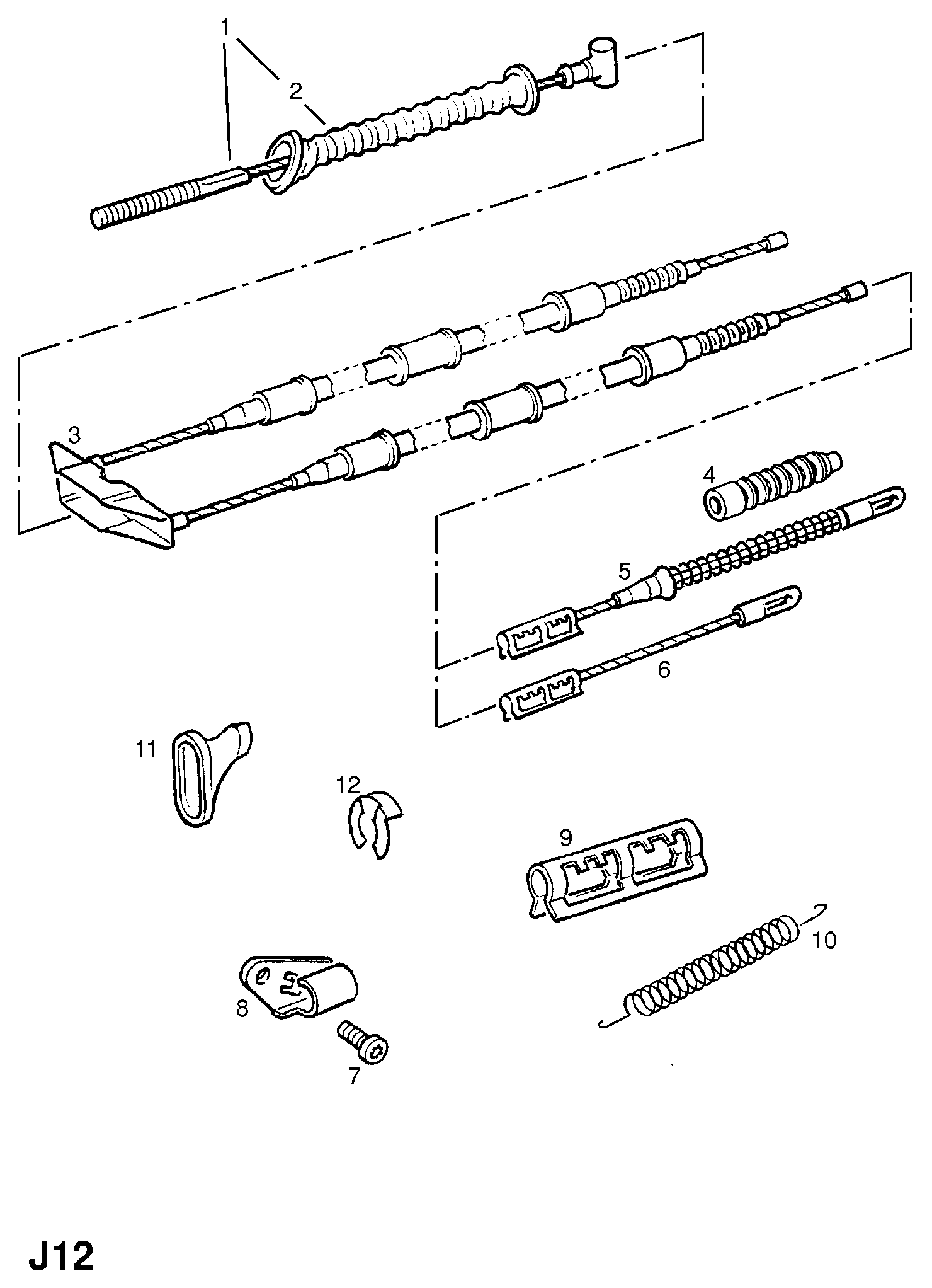 Chevrolet 578583 - Piederumu komplekts, Stāvbremzes mehānisma bremžu loks autodraugiem.lv