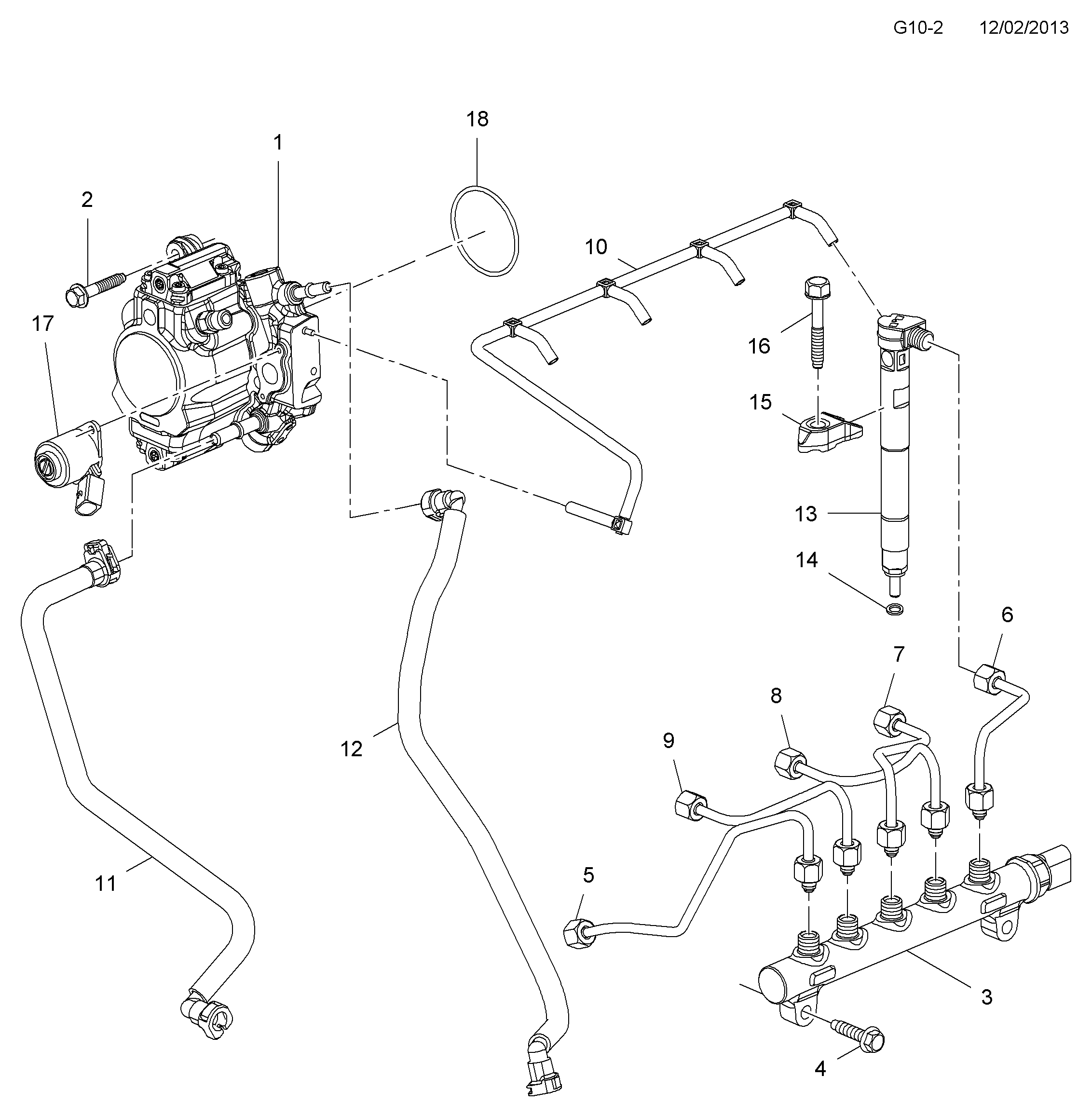 Opel 4818949 - WASHER, FUEL INJECTOR (CONSISTS OF 5 PIECES) autodraugiem.lv