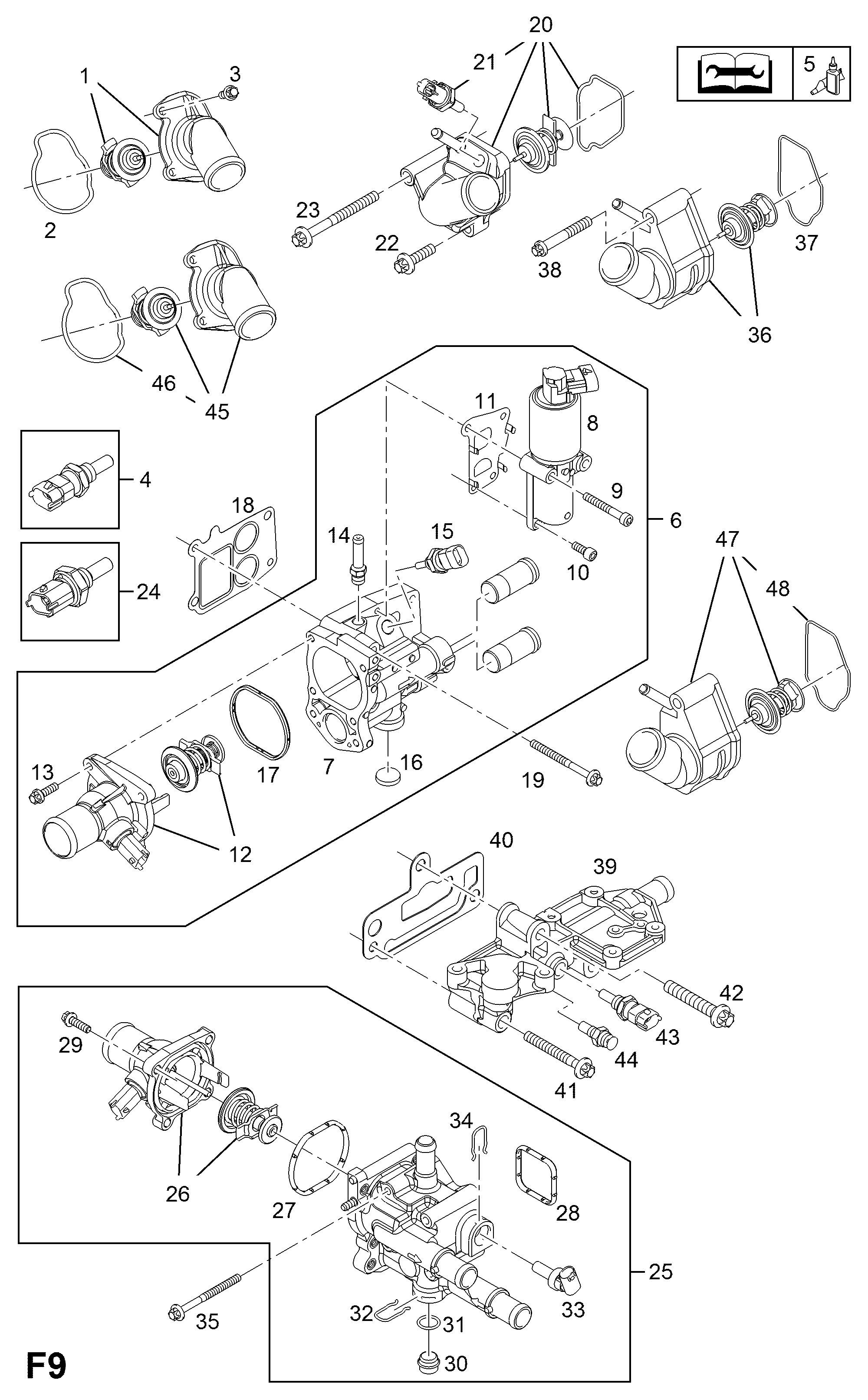 Opel 63 38 006 - Blīve, Termostata korpuss autodraugiem.lv