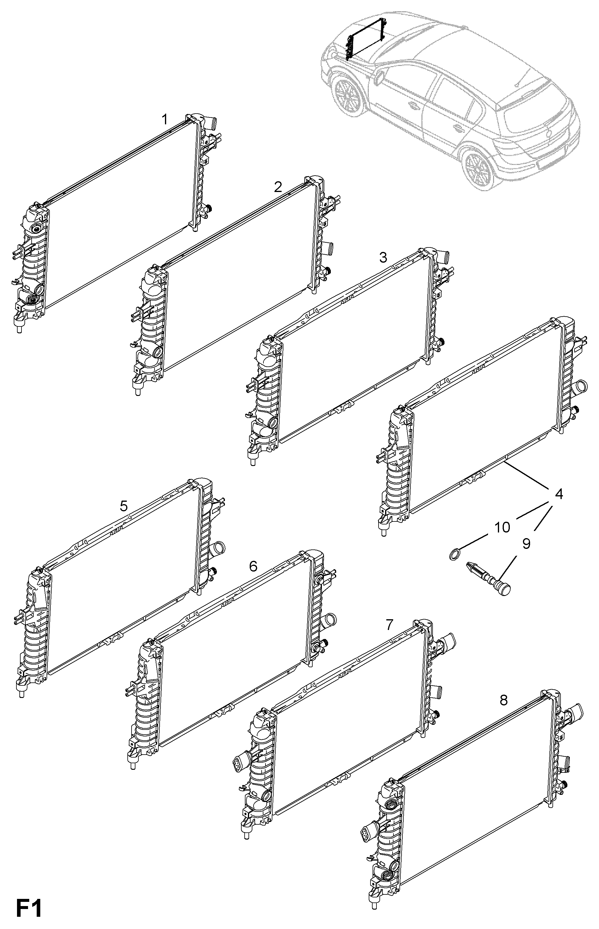 Vauxhall 13 00 269 - Radiators, Motora dzesēšanas sistēma autodraugiem.lv