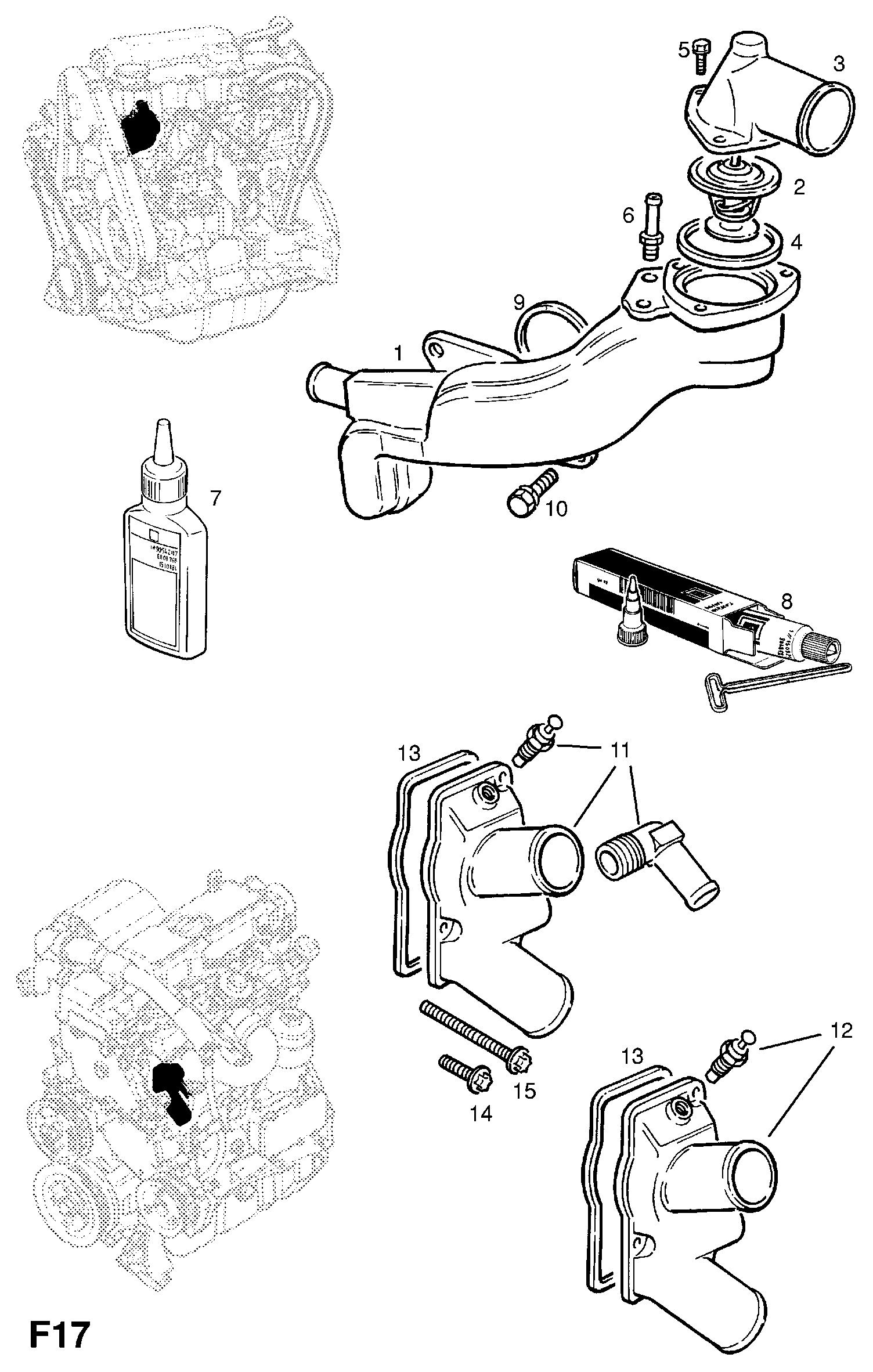 Vauxhall 63 38 004 - Termostats, Dzesēšanas šķidrums autodraugiem.lv