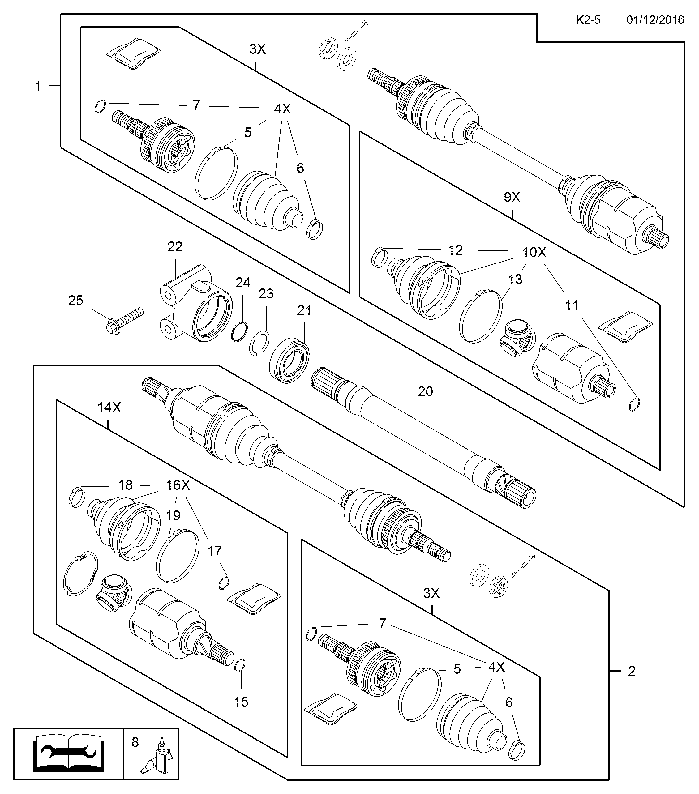 Opel 1603259 - Putekļusargs, Piedziņas vārpsta autodraugiem.lv