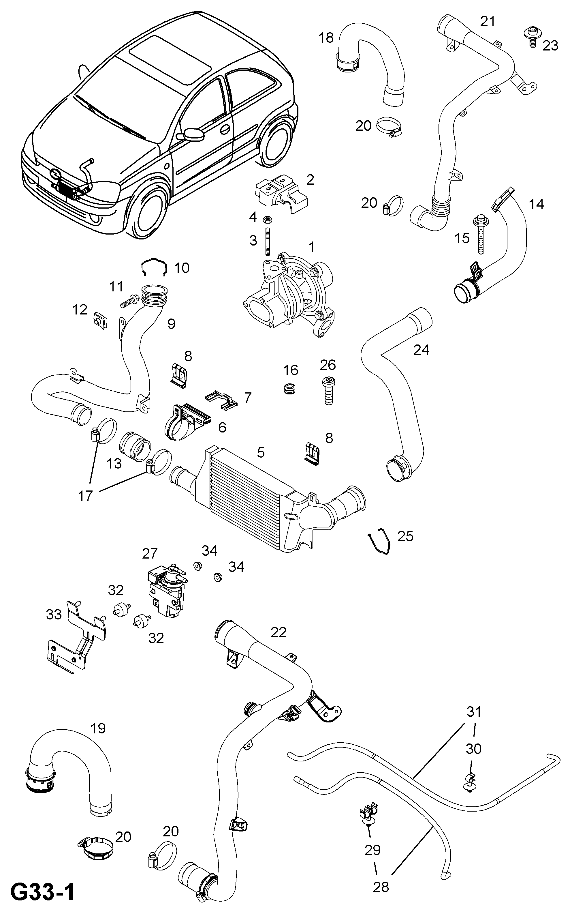 Vauxhall 860585 - Kompresors, Turbopūte autodraugiem.lv