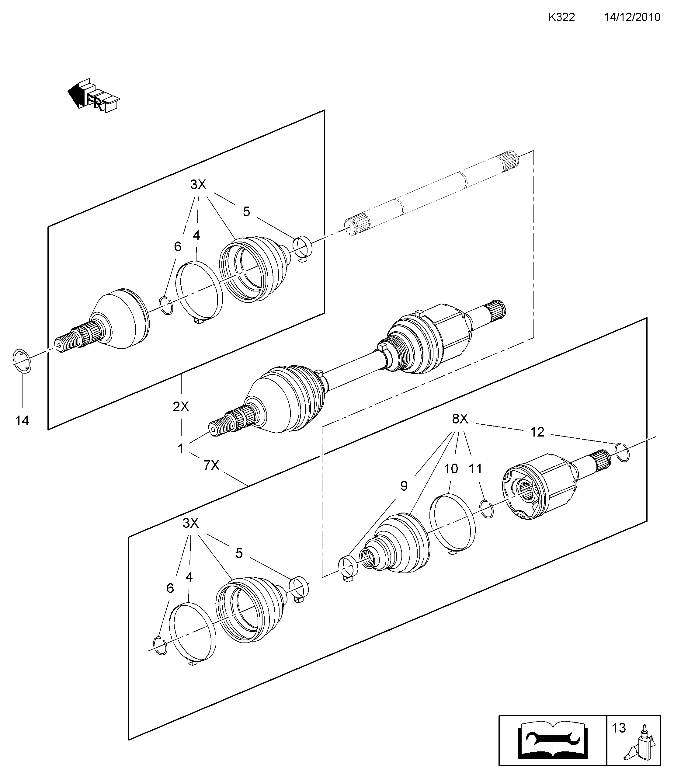 Vauxhall 1603015 - BOOT KIT, JOINT, ASSY., INNER (ALSO SUPPLY 13329240   19 41 004) autodraugiem.lv