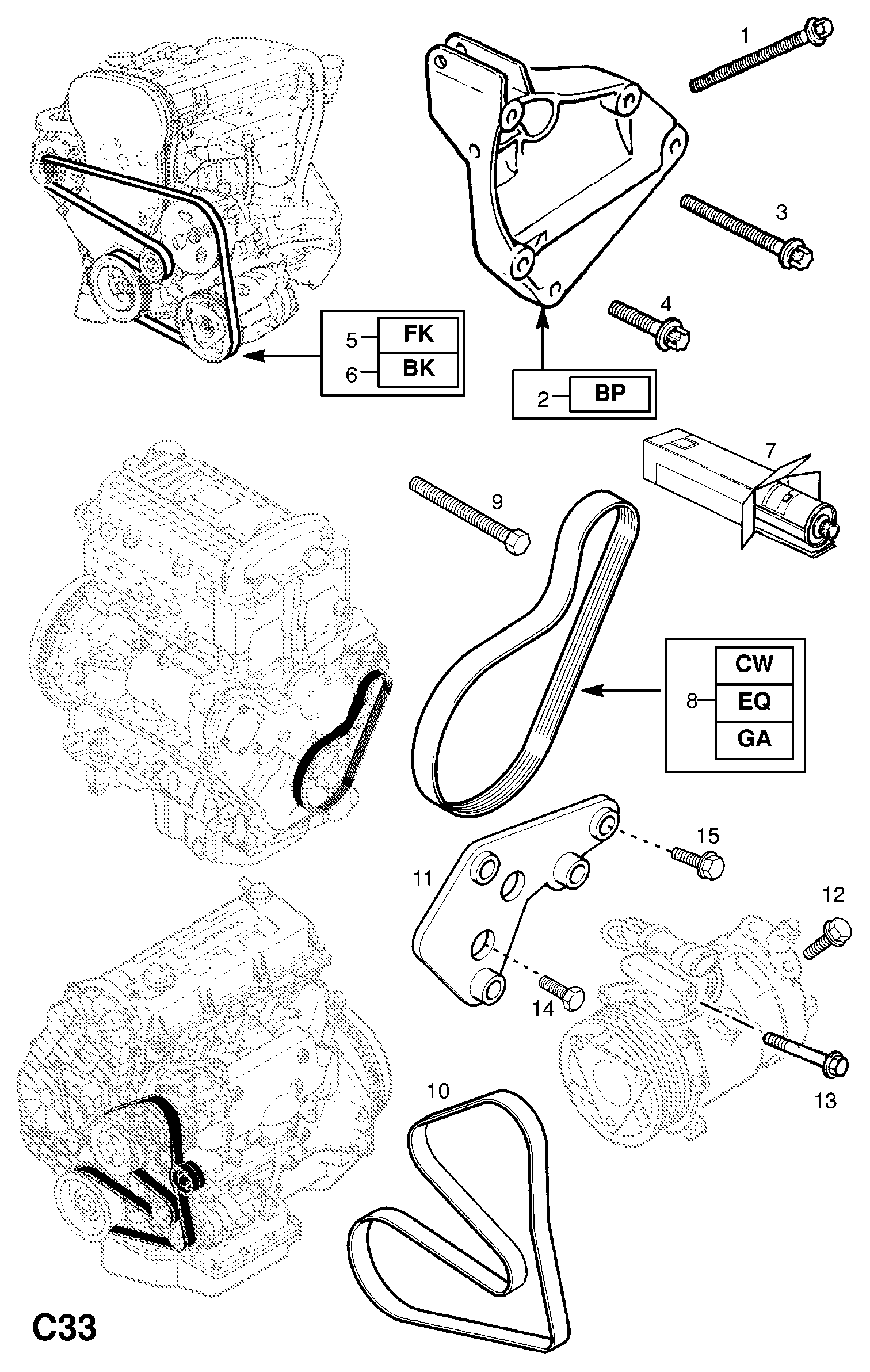 Opel 1340601 - Ķīļrievu siksna autodraugiem.lv