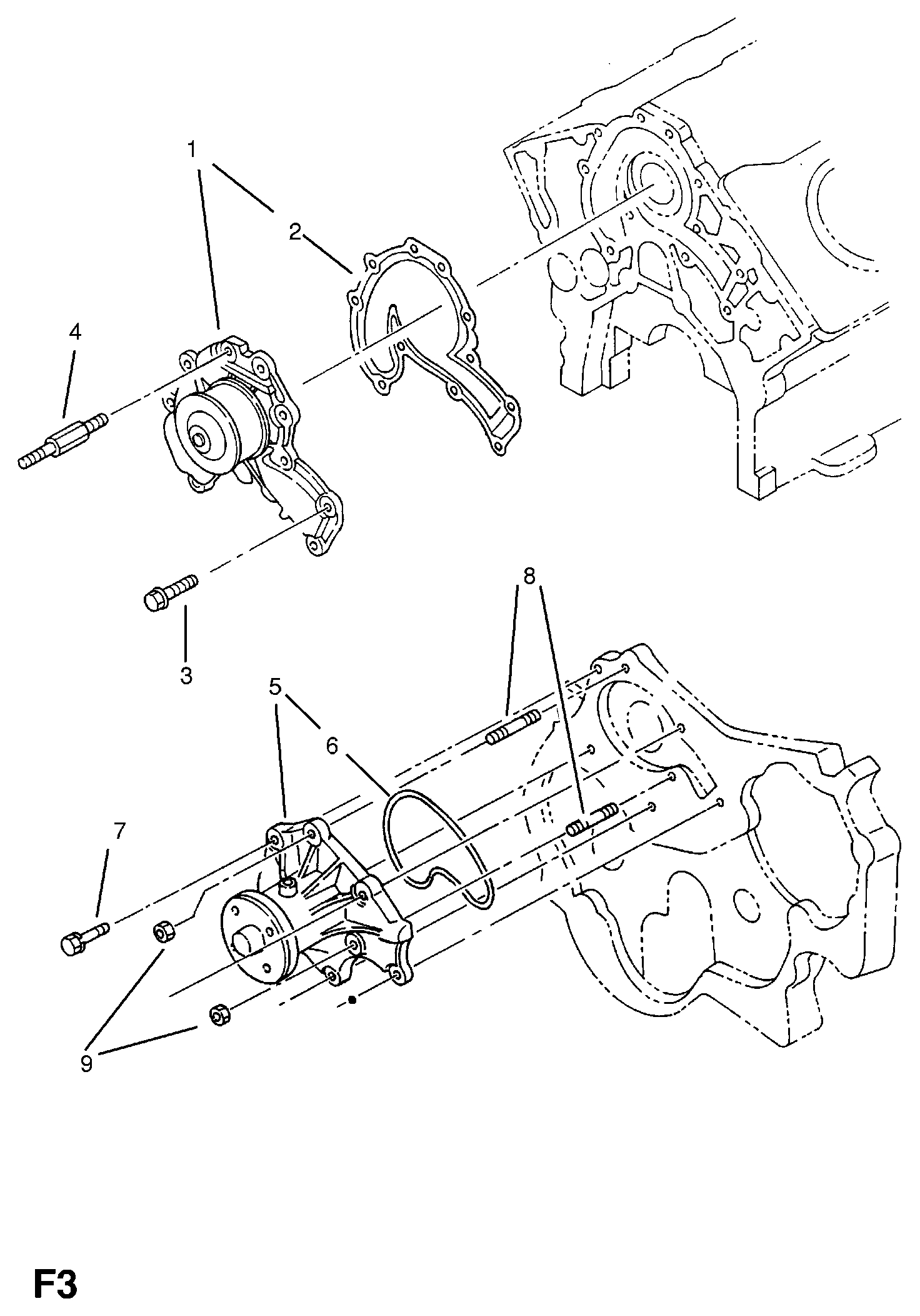 Opel R1160033 - Ūdenssūknis autodraugiem.lv