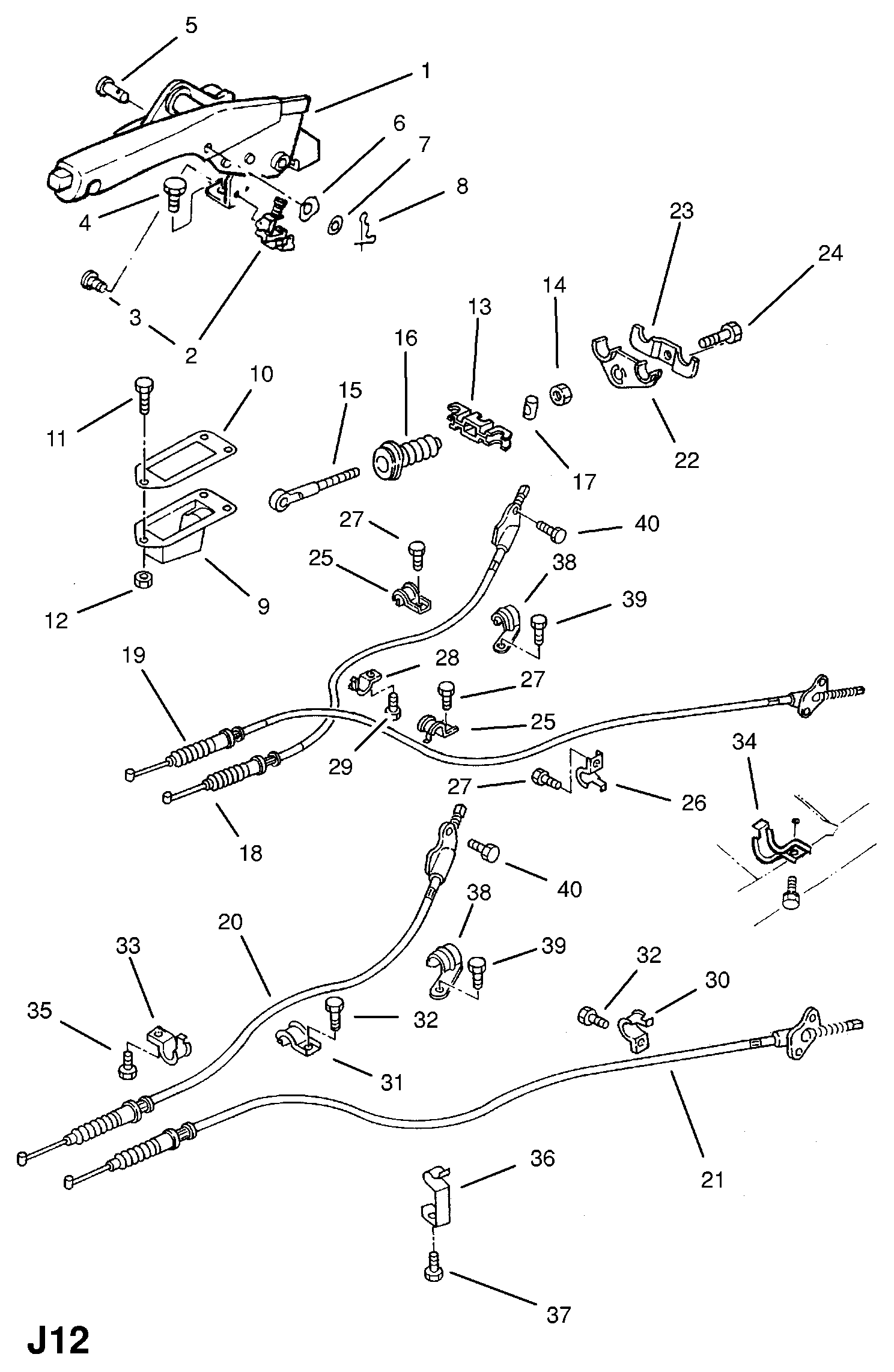 Plymouth 522405 - Trose, Stāvbremžu sistēma autodraugiem.lv