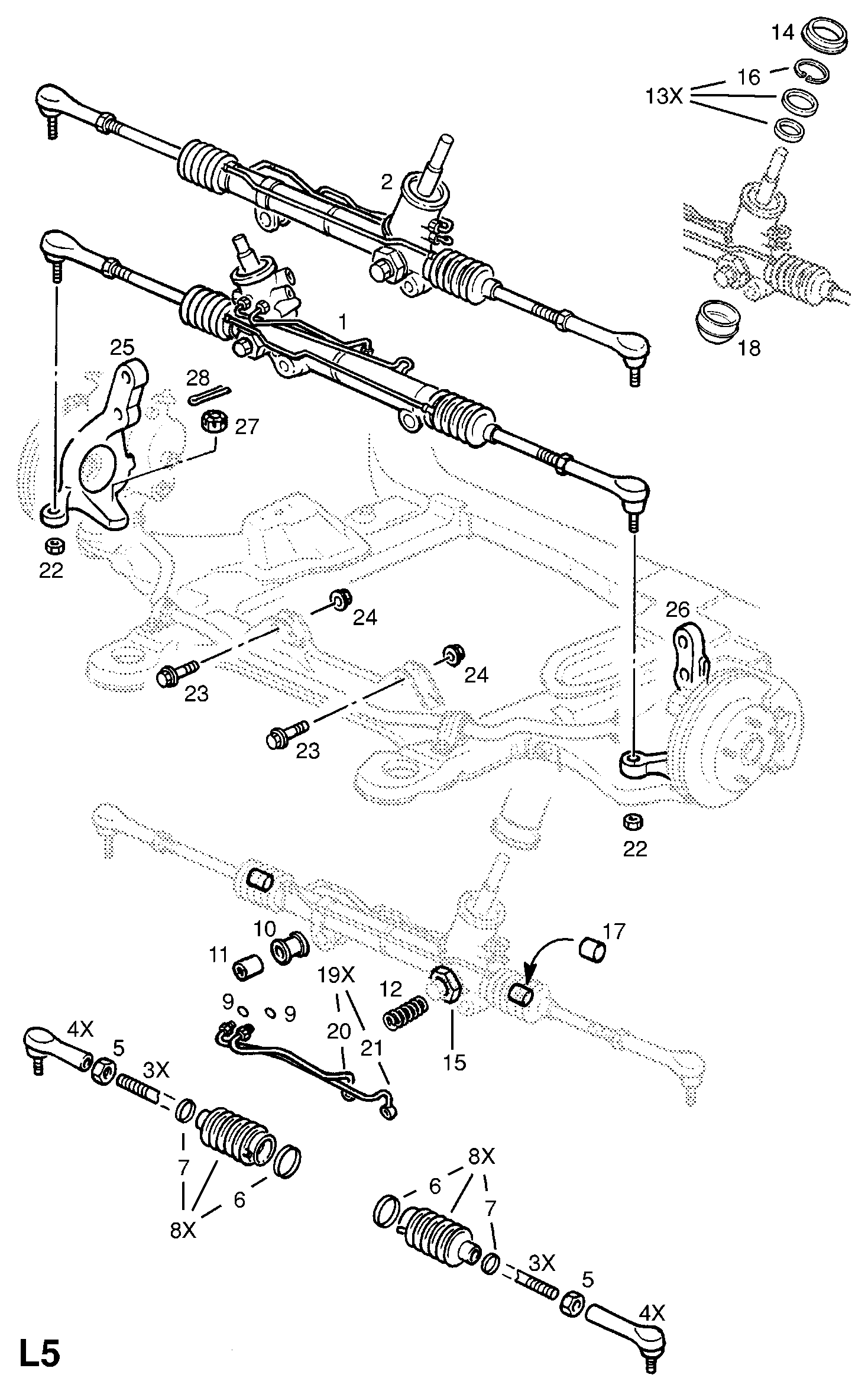 OM 900384 - Stūres mehānisms autodraugiem.lv