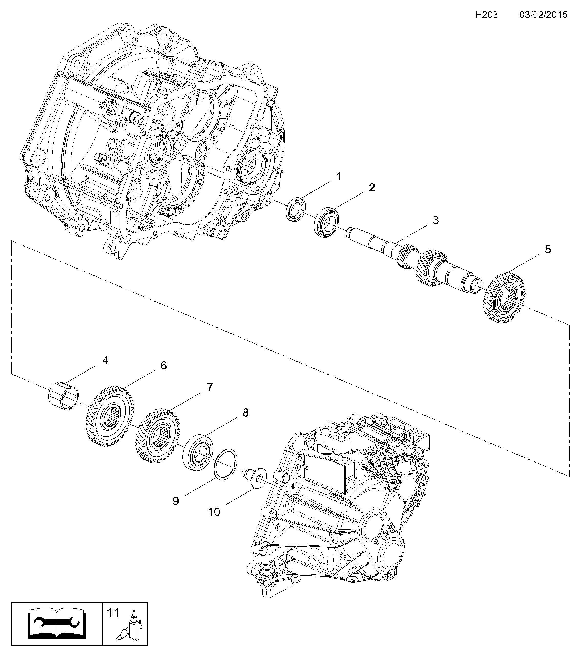 Vauxhall 714952 - Vārpstas blīvgredzens, Mehāniskā pārnesumkārba autodraugiem.lv