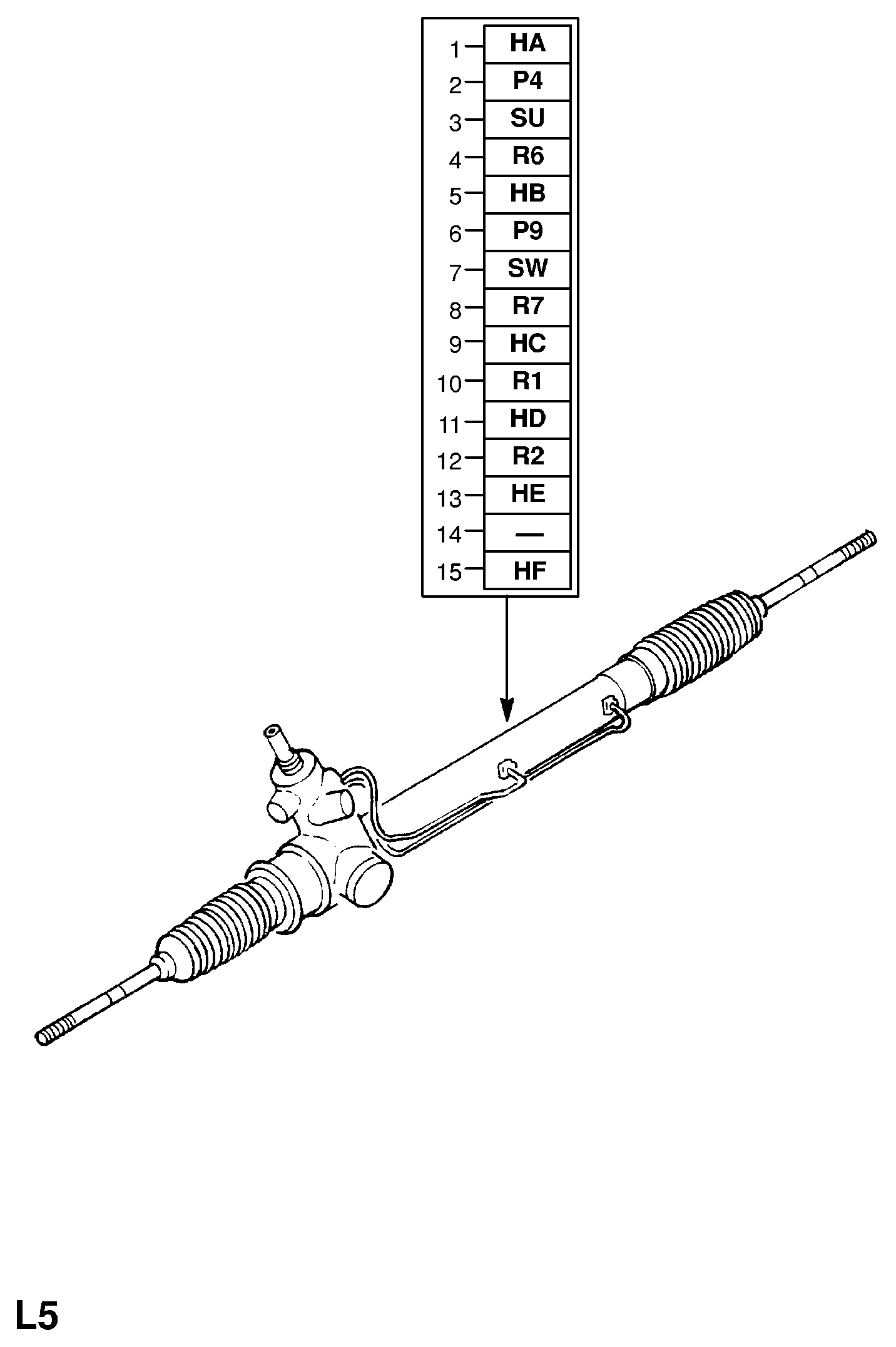 OM 900324 - Stūres mehānisms autodraugiem.lv