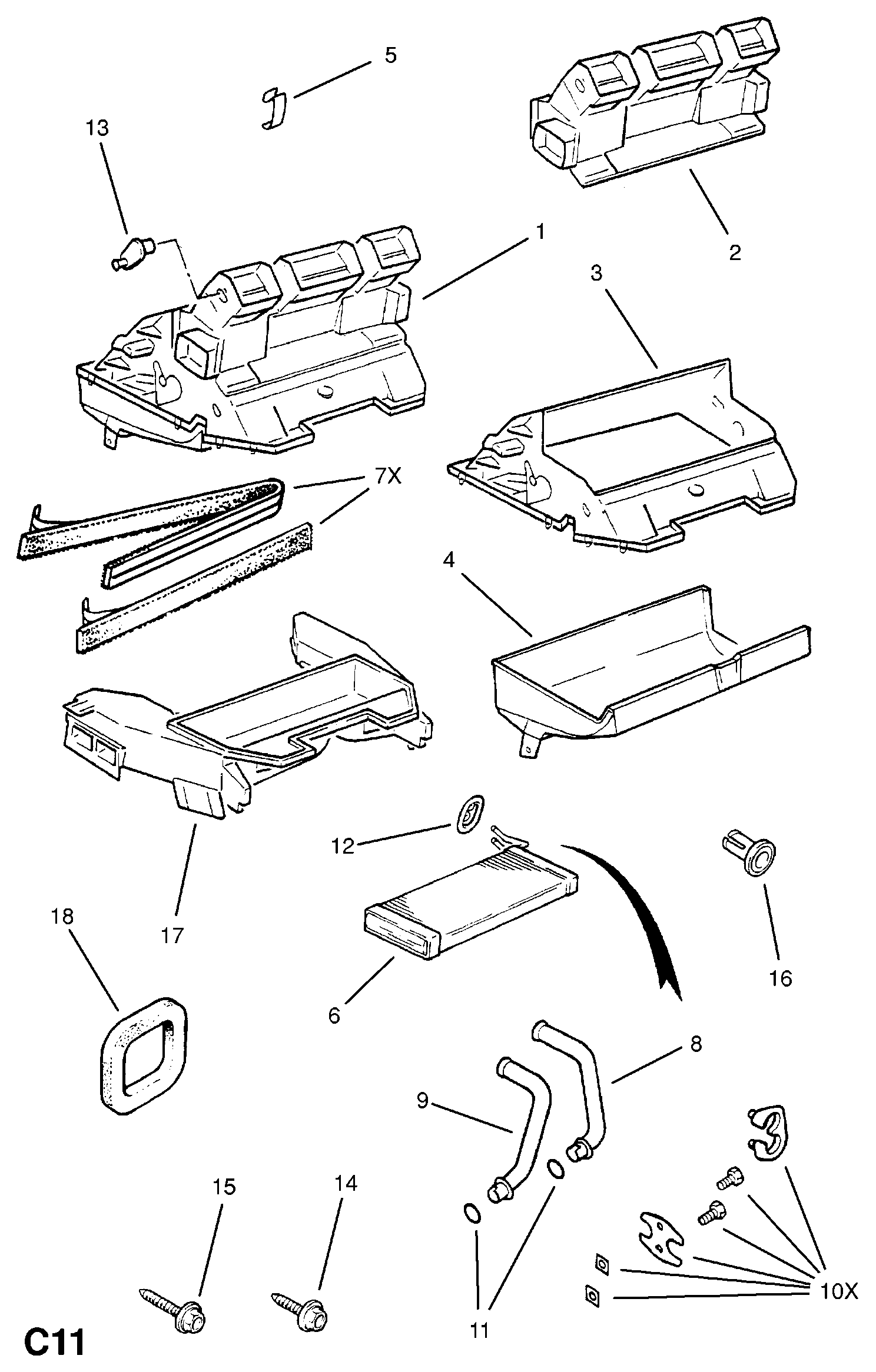 FORD 1818044 - Centrālais izslēdzējmehānisms, Sajūgs autodraugiem.lv