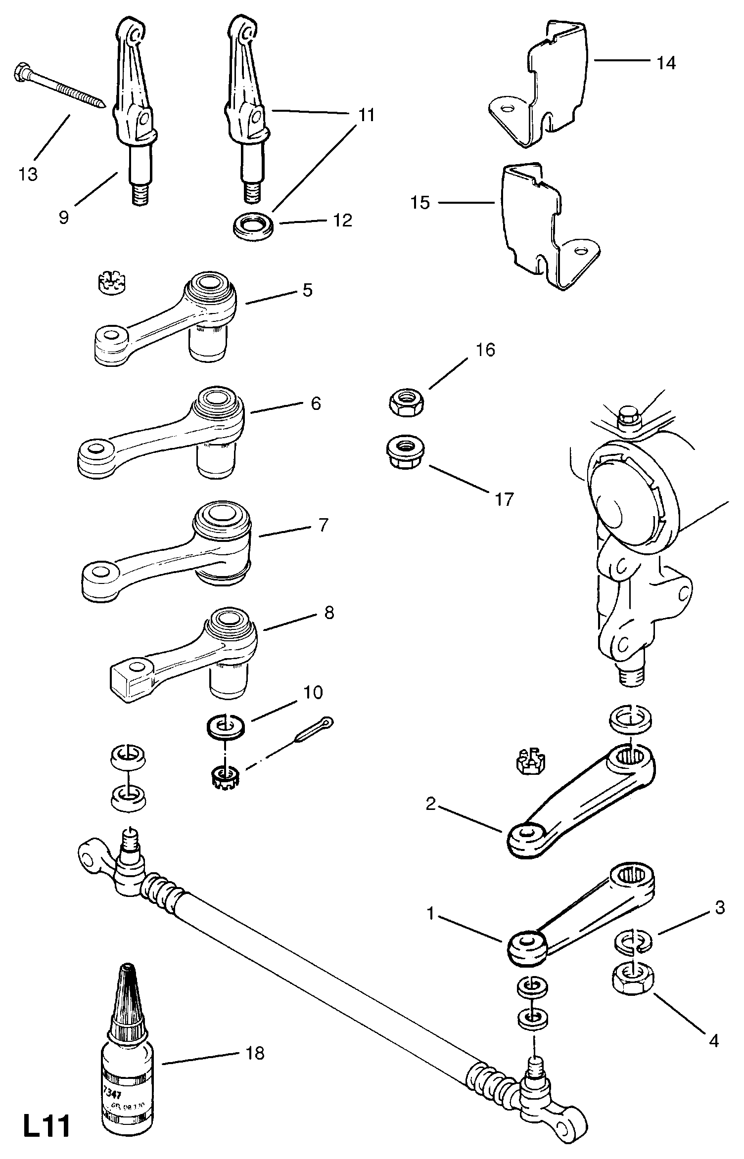 Vauxhall 9 20 368 - Svārstsvira autodraugiem.lv